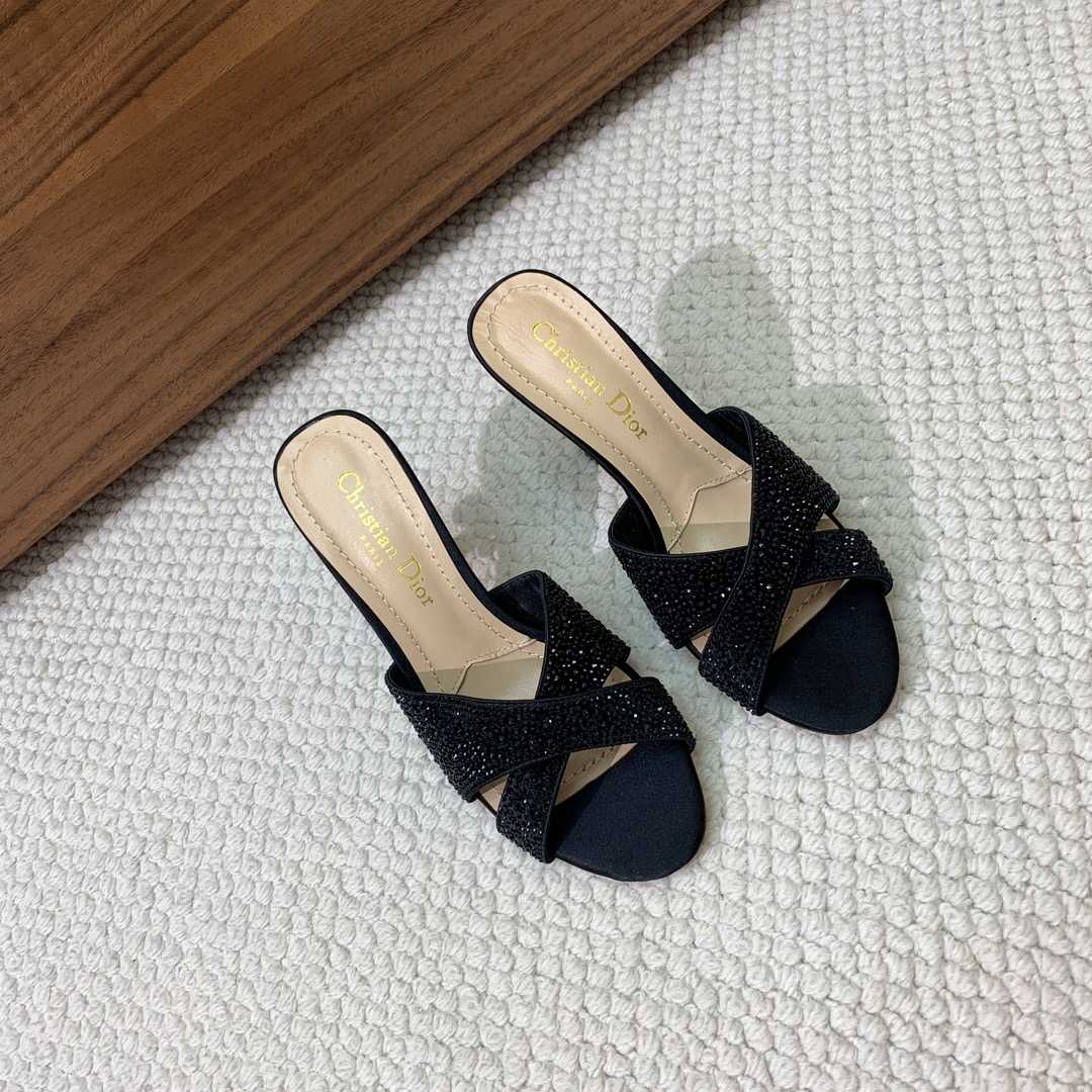 Dior Tribales Heeled Slide - DesignerGu