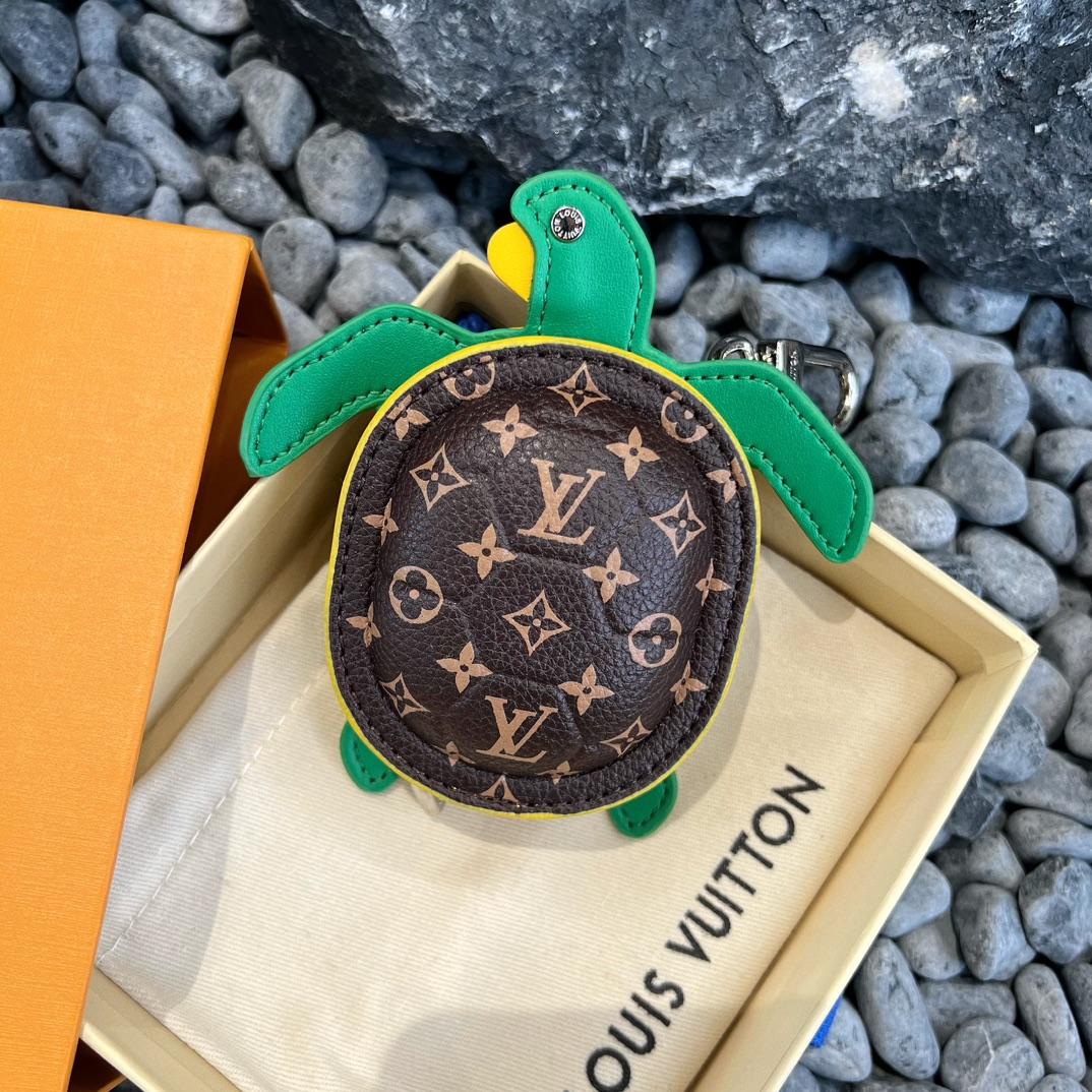 Louis Vuitton LV Turtle Pouch Bag Charm   - DesignerGu