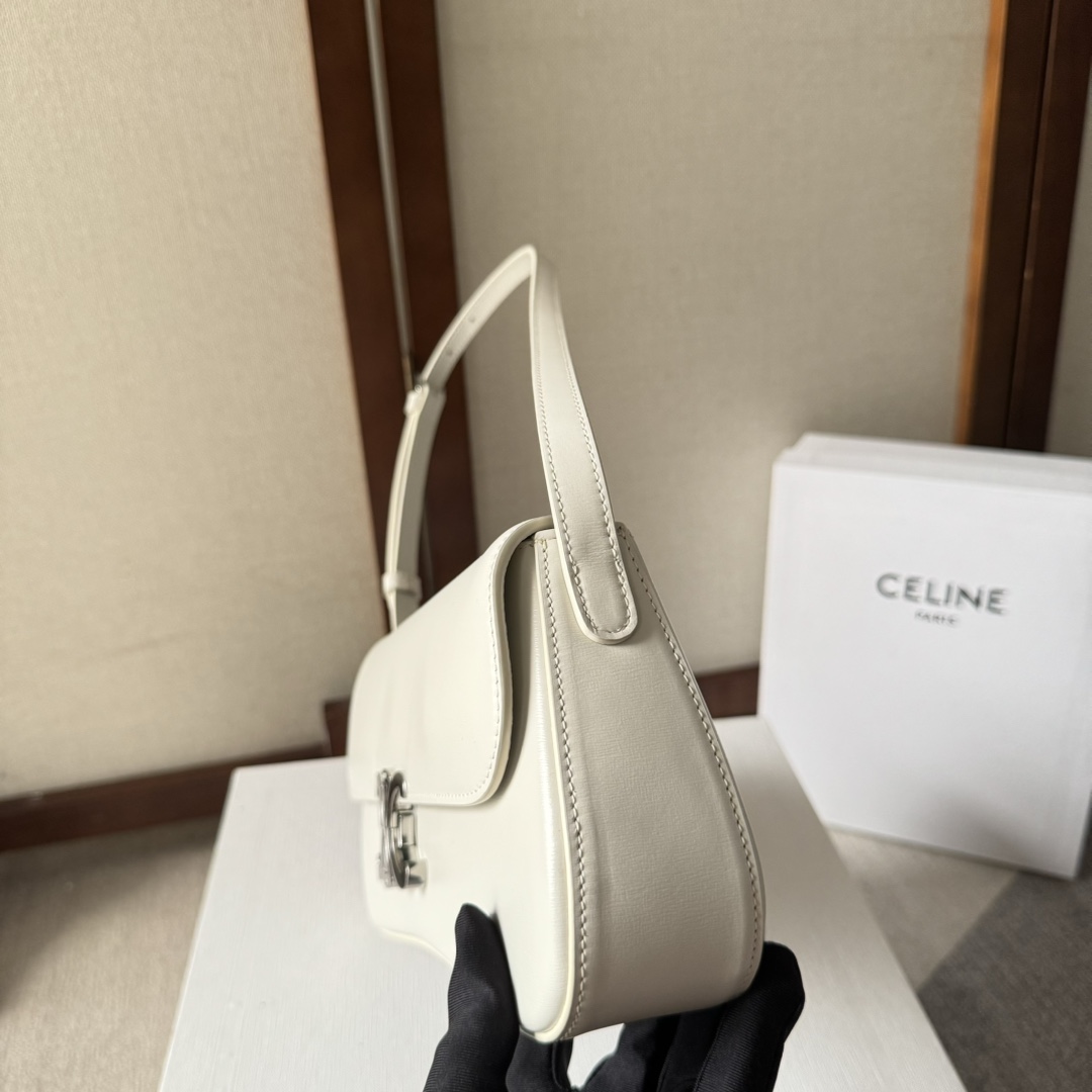 Celine Medium Celine Lola Bag In Shiny Calfskin - DesignerGu