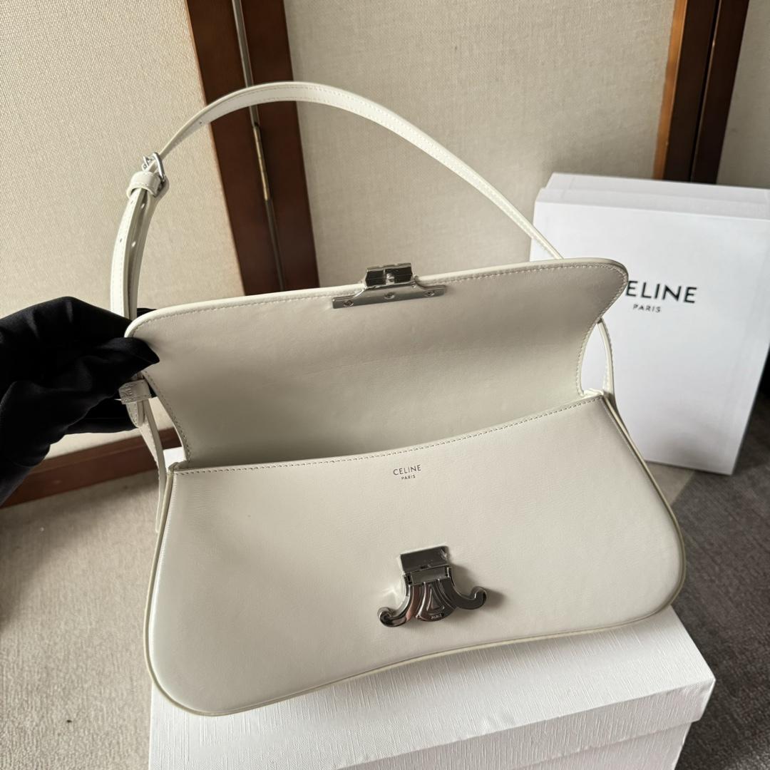 Celine Medium Celine Lola Bag In Shiny Calfskin - DesignerGu