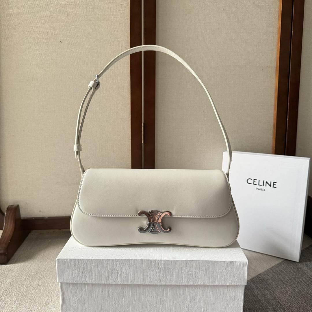 Celine Medium Celine Lola Bag In Shiny Calfskin - DesignerGu