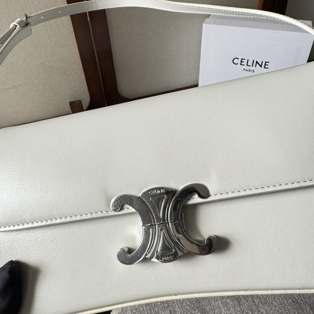 Celine Medium Celine Lola Bag In Shiny Calfskin - DesignerGu