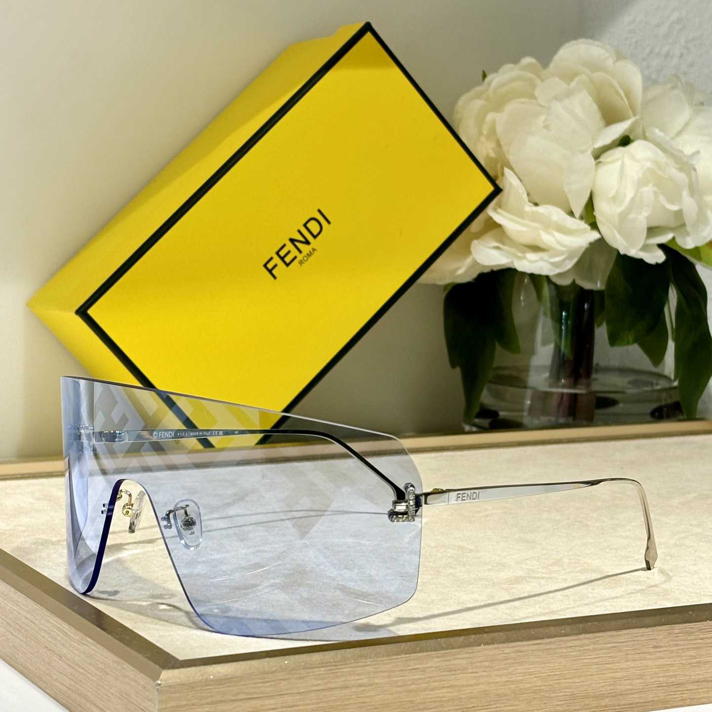 Fendi First Crystal Sunglasses    FE4121U - DesignerGu