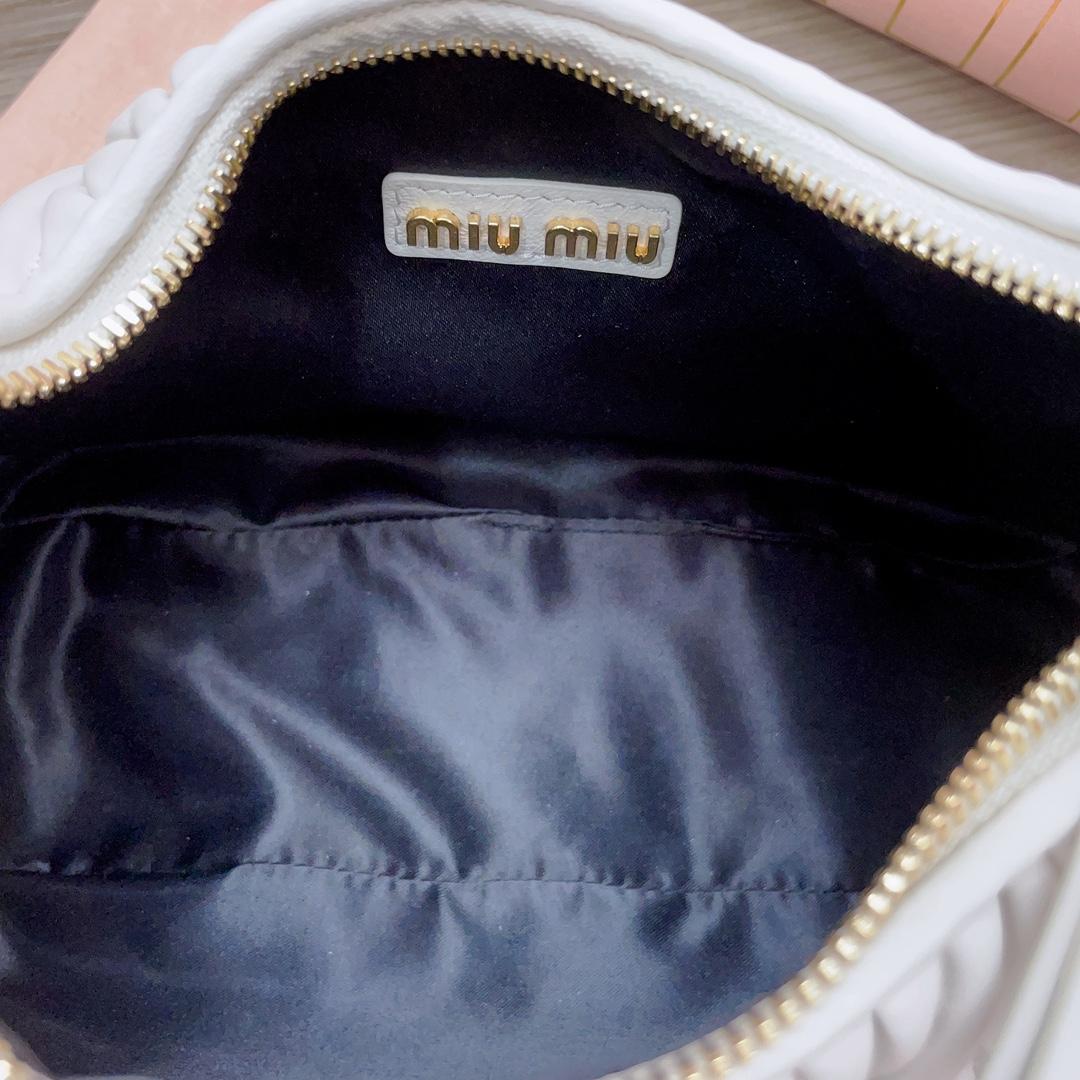 Miu Miu Wander Hobo Bag (25X18X7cm) - DesignerGu