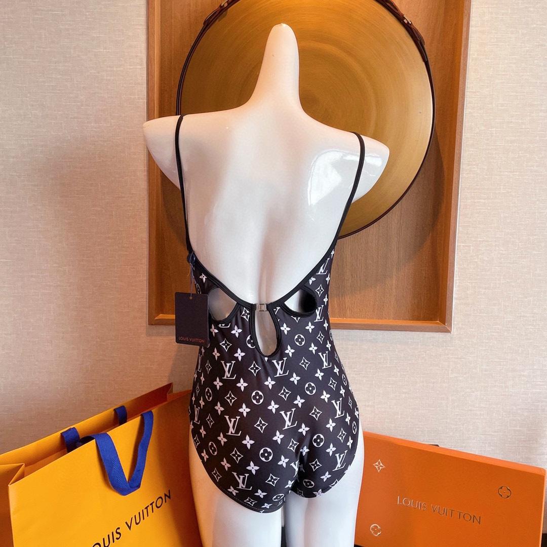 Louis Vuitton Monogram One-Piece Swimsuit - DesignerGu