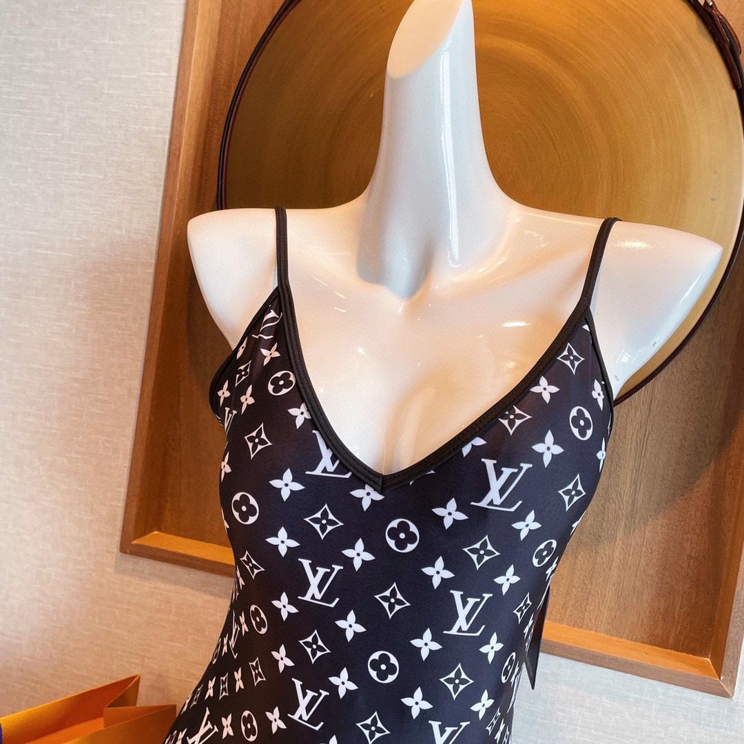 Louis Vuitton Monogram One-Piece Swimsuit - DesignerGu