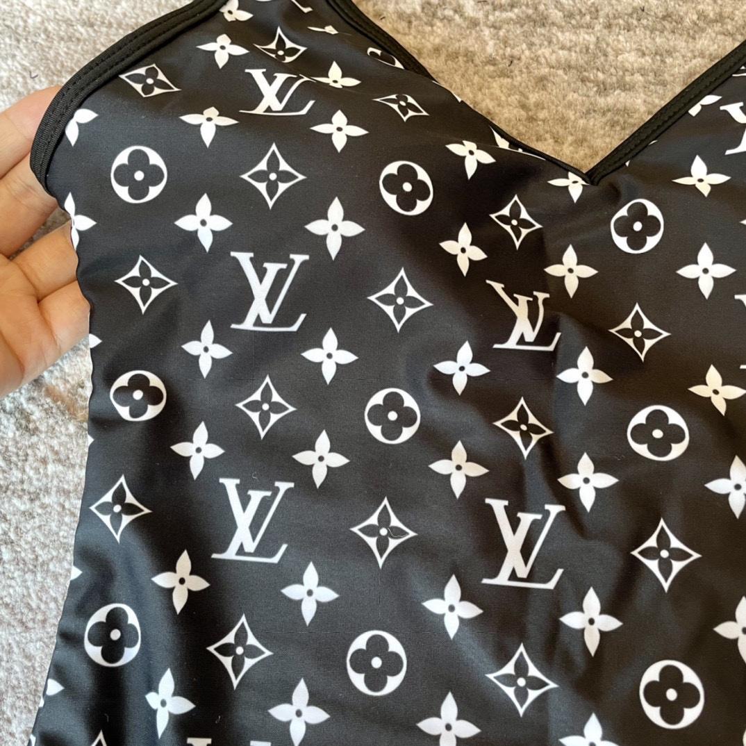 Louis Vuitton Monogram One-Piece Swimsuit - DesignerGu