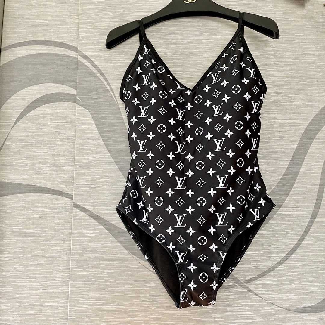 Louis Vuitton Monogram One-Piece Swimsuit - DesignerGu