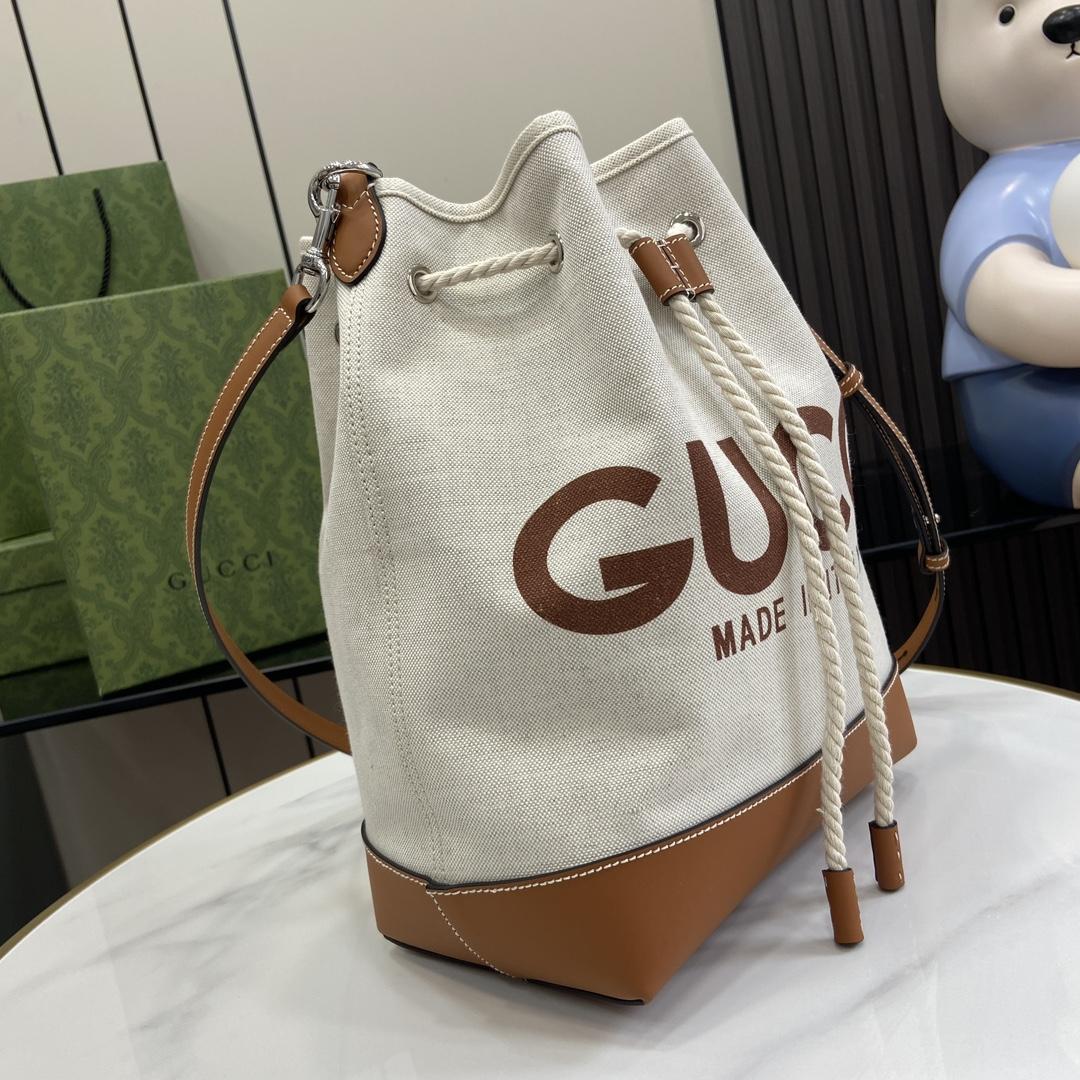 Gucci Small Shoulder Bag With Gucci Print - DesignerGu