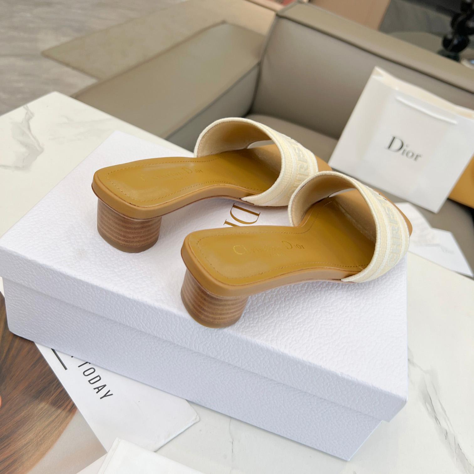 Dior Dioriviera Dway Heeled Slide - DesignerGu