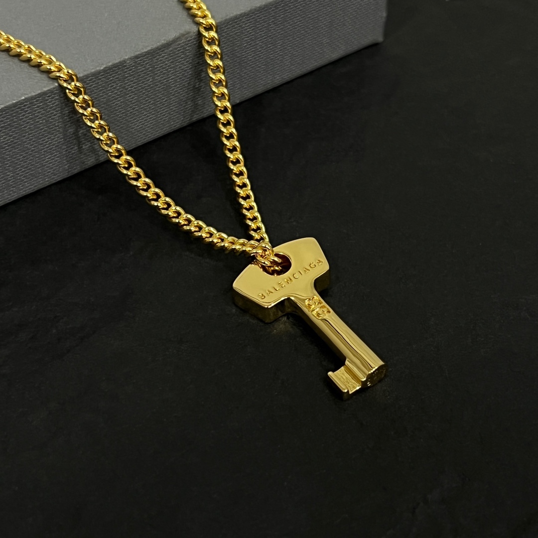 Balenciaga Amour Key Necklace  - DesignerGu