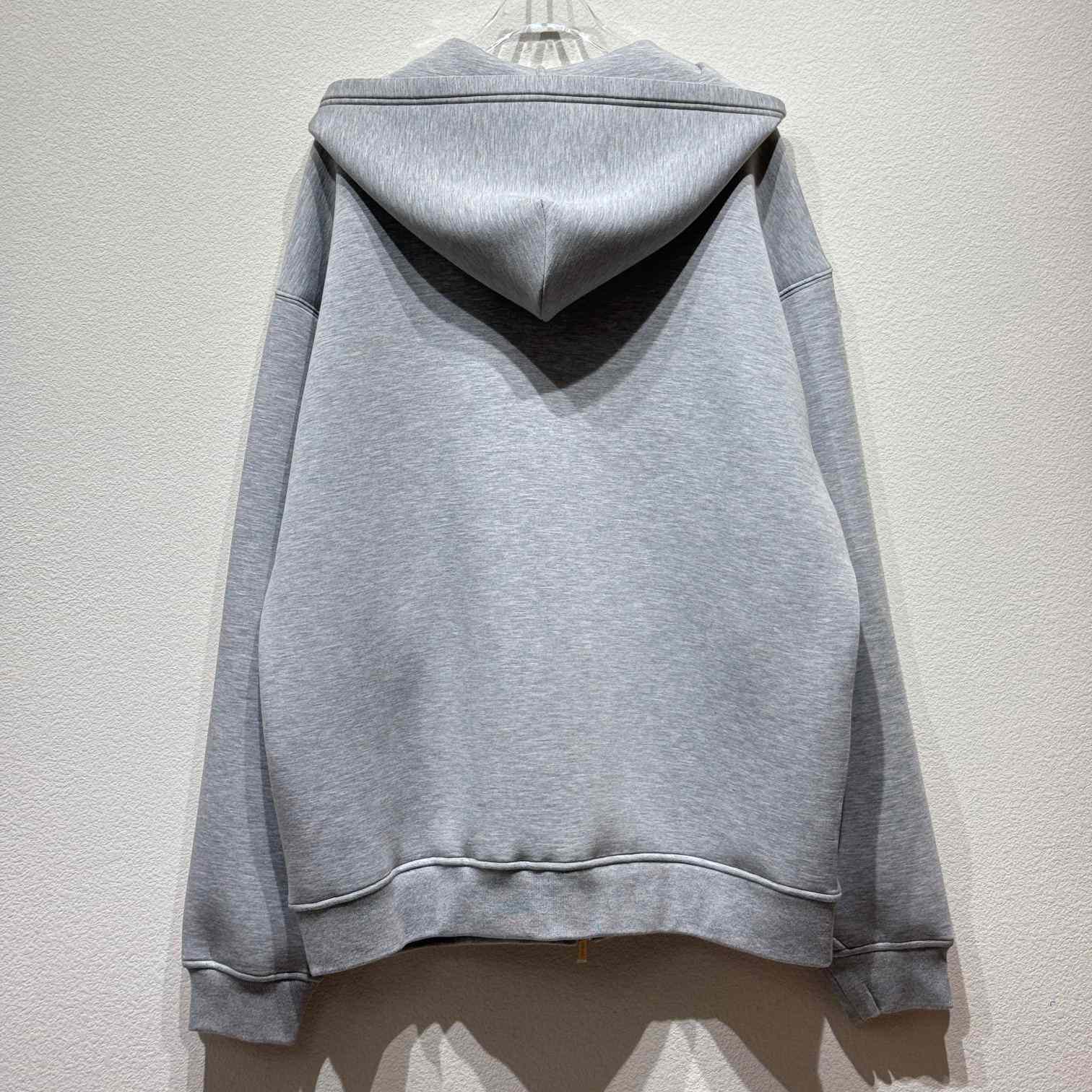 Miu Miu Embroidered Cotton Hoodie - DesignerGu