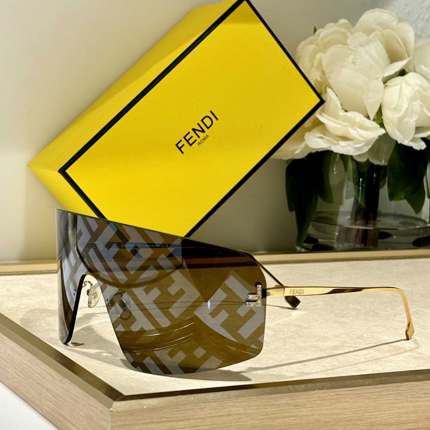 Fendi First Crystal Sunglasses    FE4121U - DesignerGu