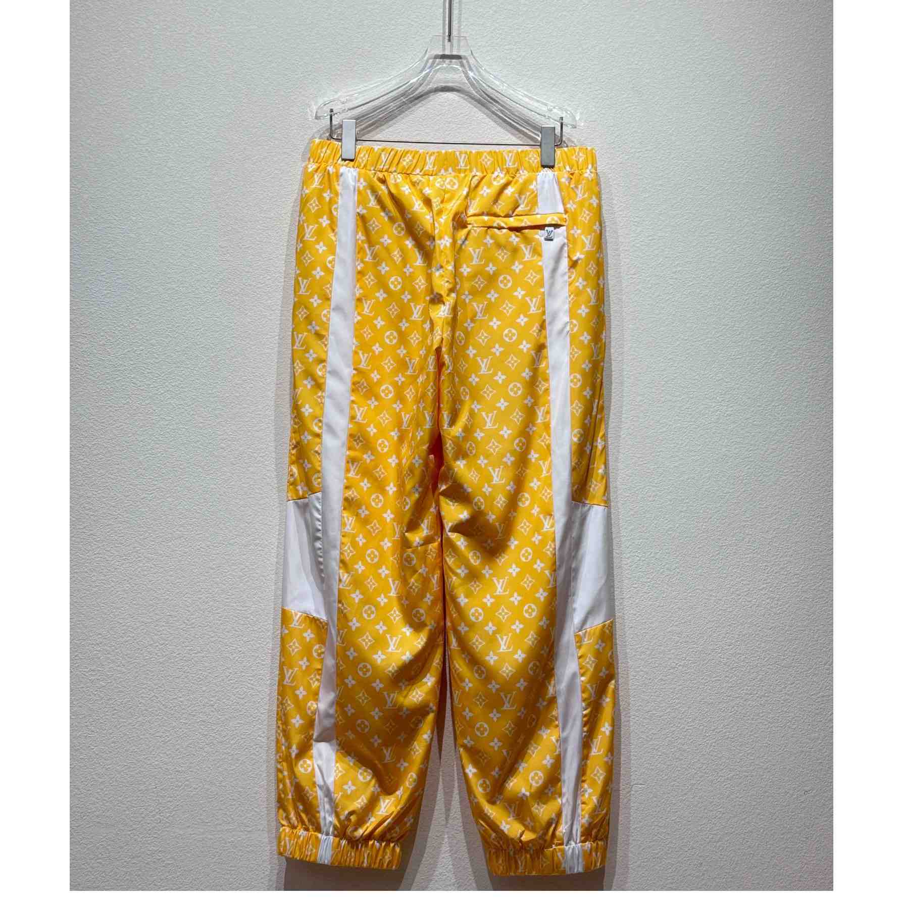 Louis Vuitton Monogram Printed Technical Track Pants    - DesignerGu