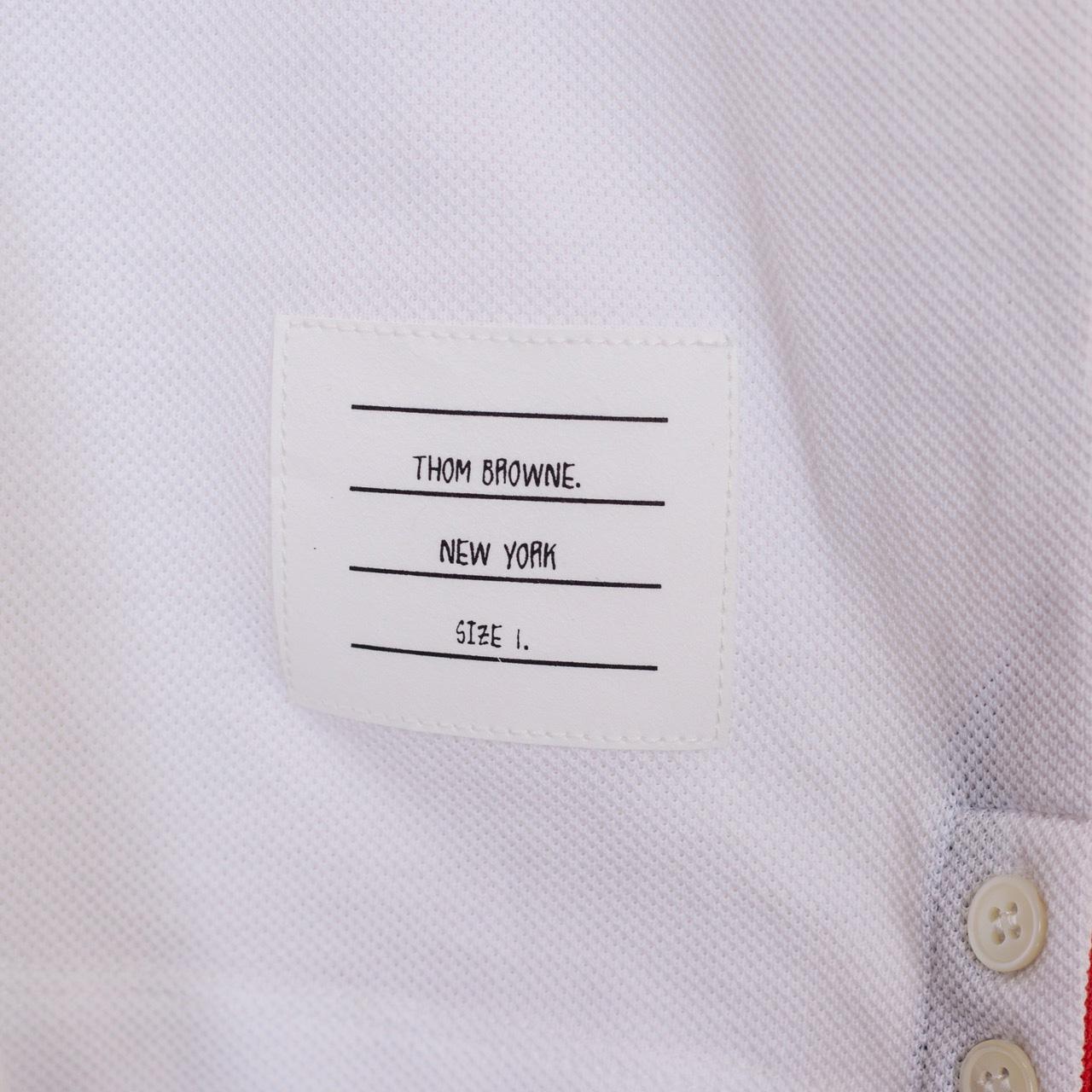 Thom Browne Classic Pique 4-Bar Short Sleeve Polo  2091 - DesignerGu