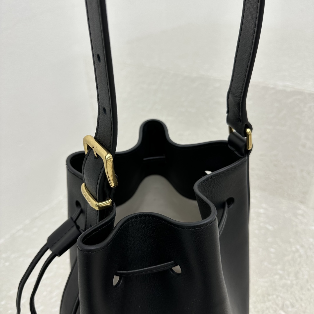 Miu Miu Leather Bucket Bag - DesignerGu