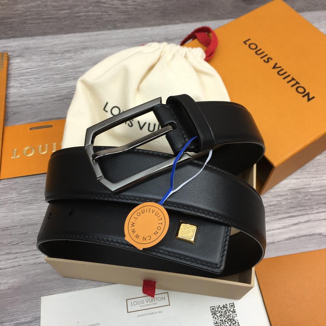 Louis Vuitton 35mm Leather Belt - DesignerGu