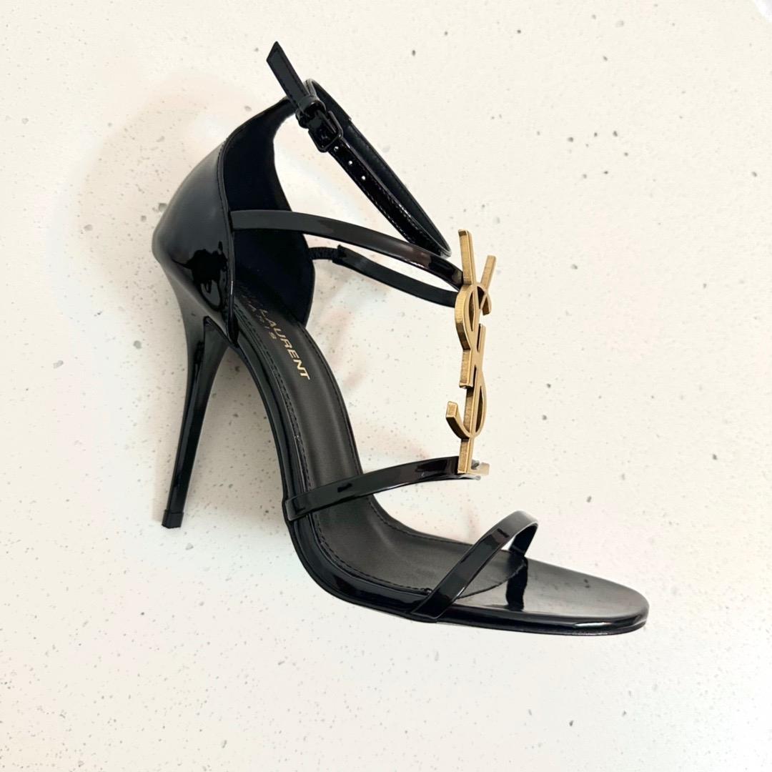 Saint Laurent Cassandra Open-toe Sandals - DesignerGu