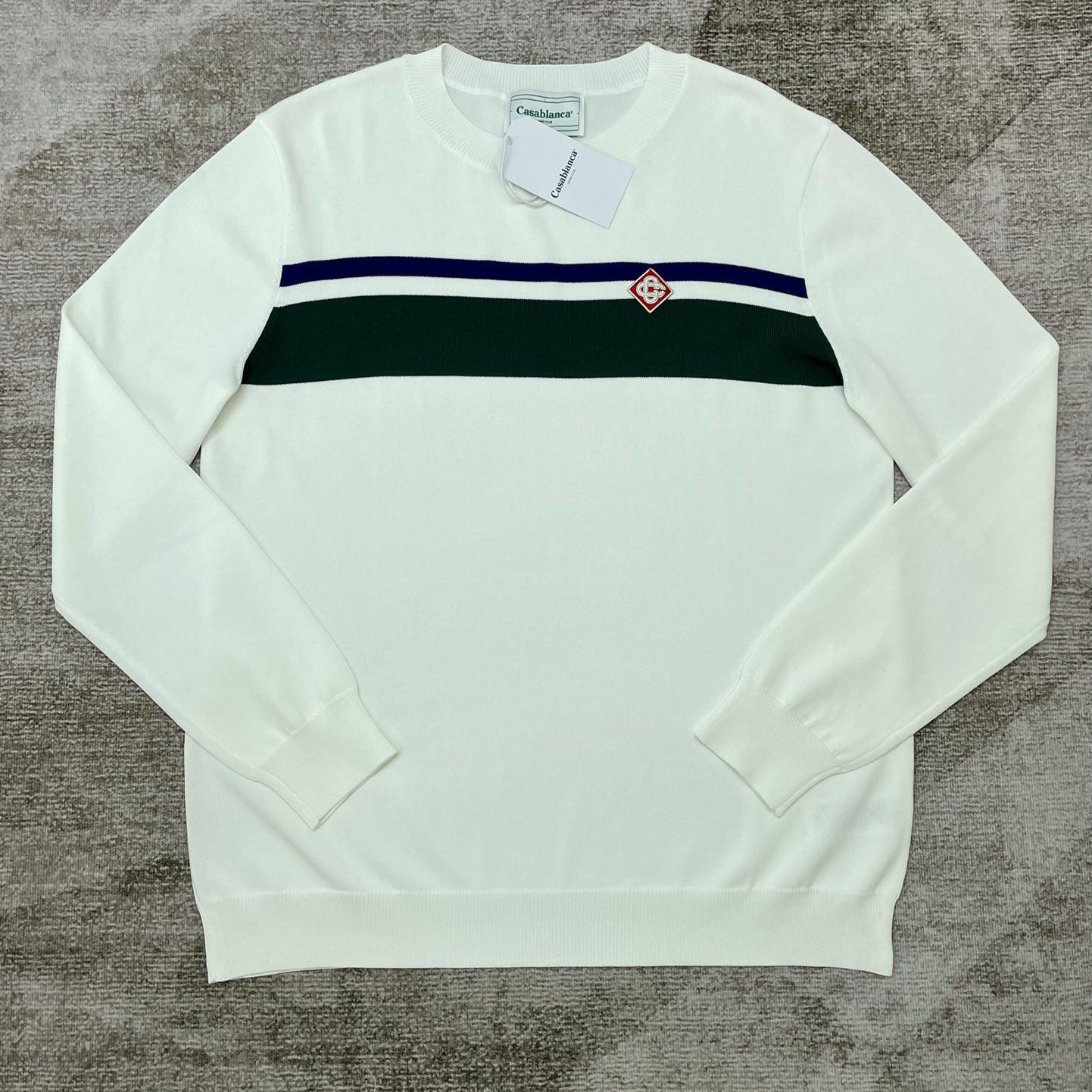 Casablanca Striped Sweatshirt   D0048 - DesignerGu