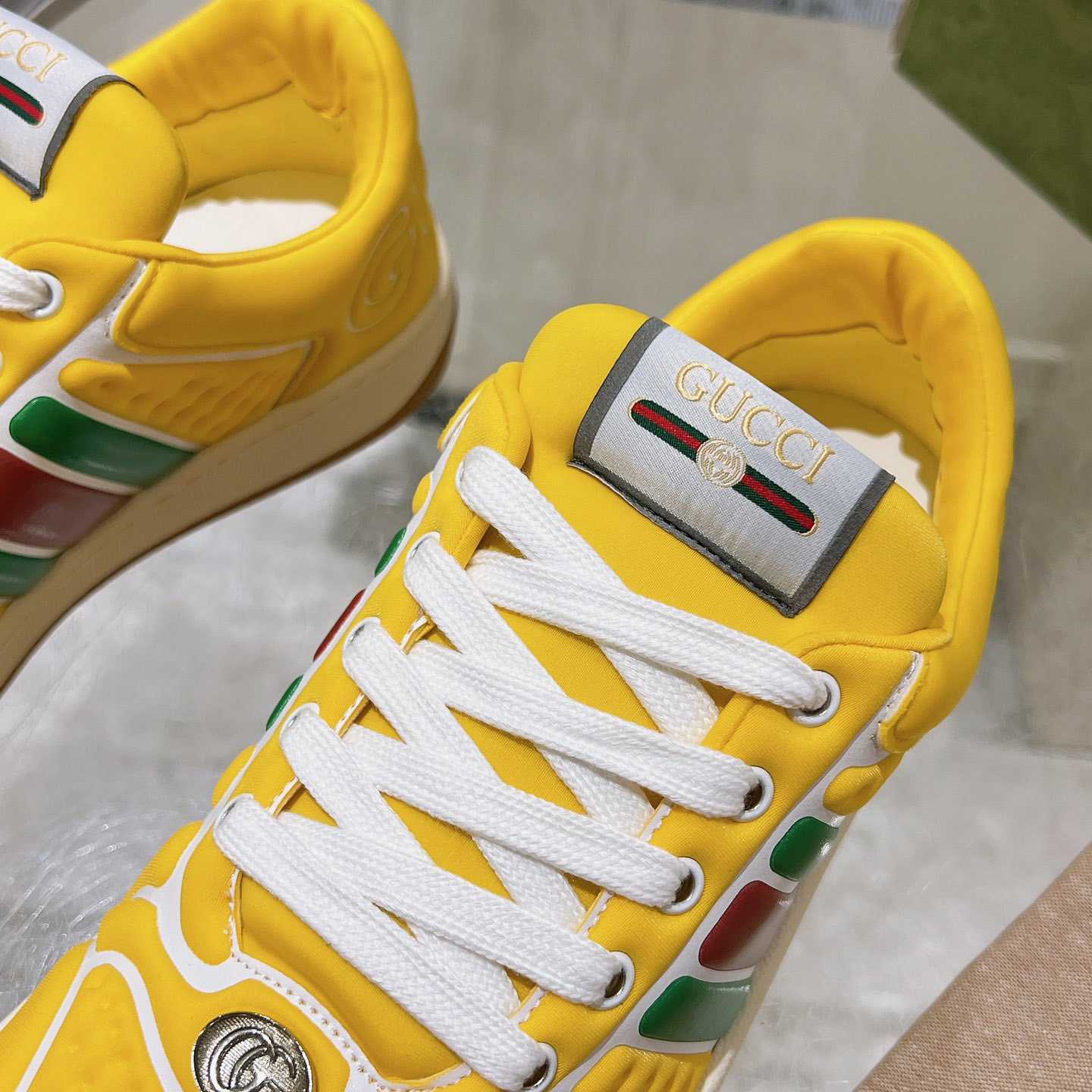 Gucci Screener Sneaker With Web - DesignerGu