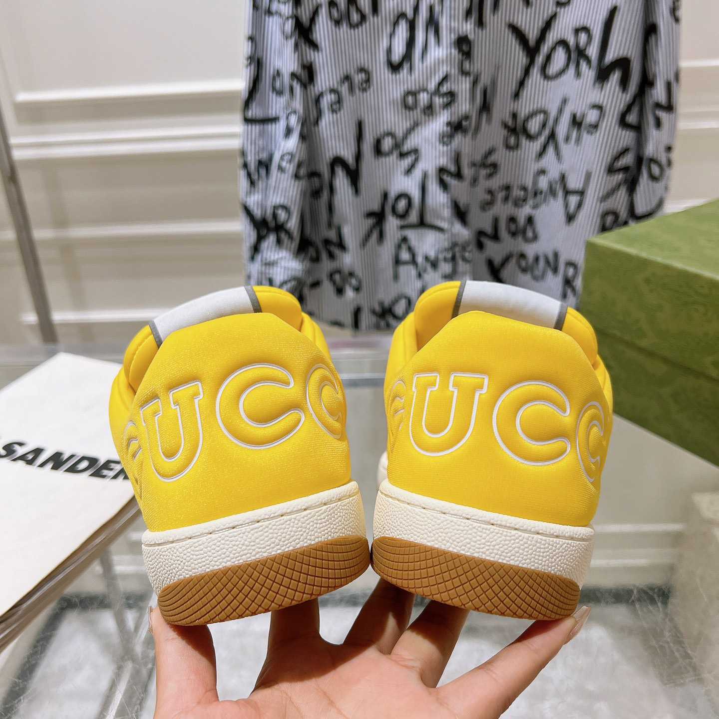 Gucci Screener Sneaker With Web - DesignerGu