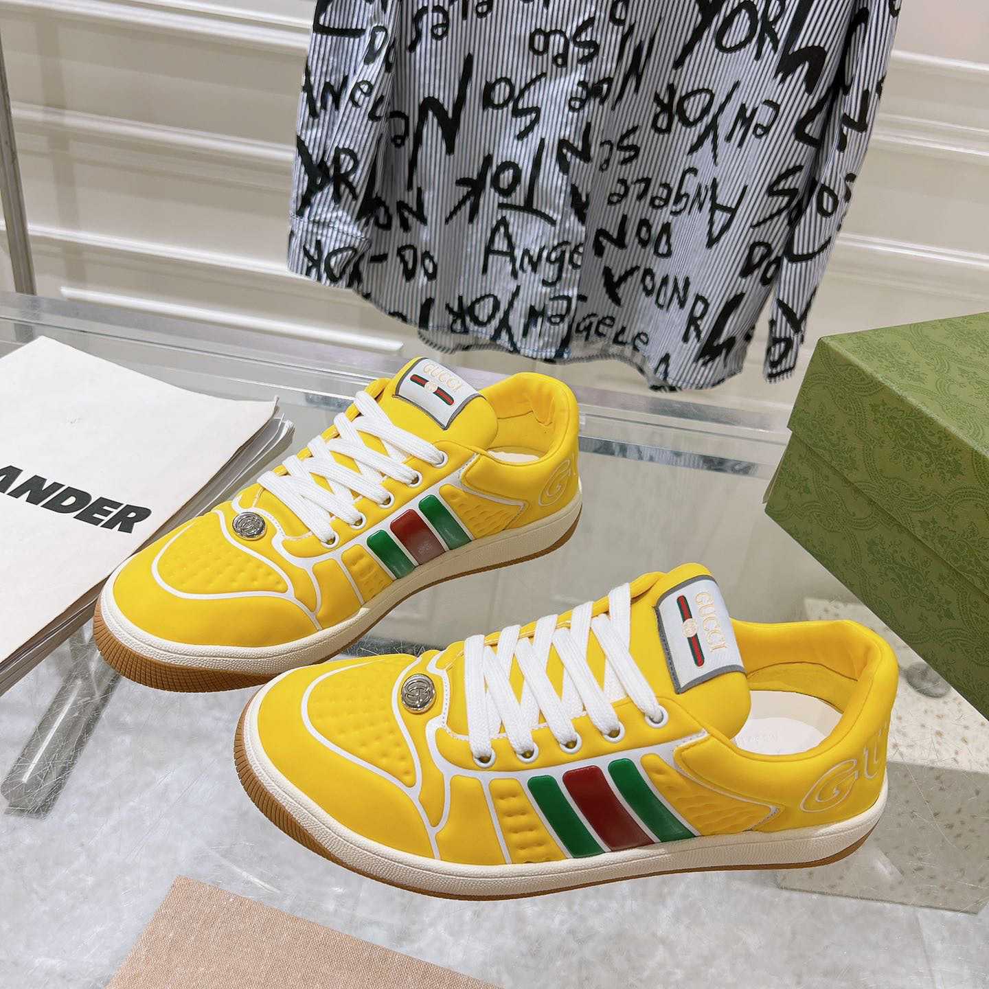 Gucci Screener Sneaker With Web - DesignerGu