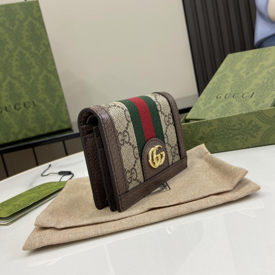 Gucci Ophidia GG Card Case Wallet - DesignerGu