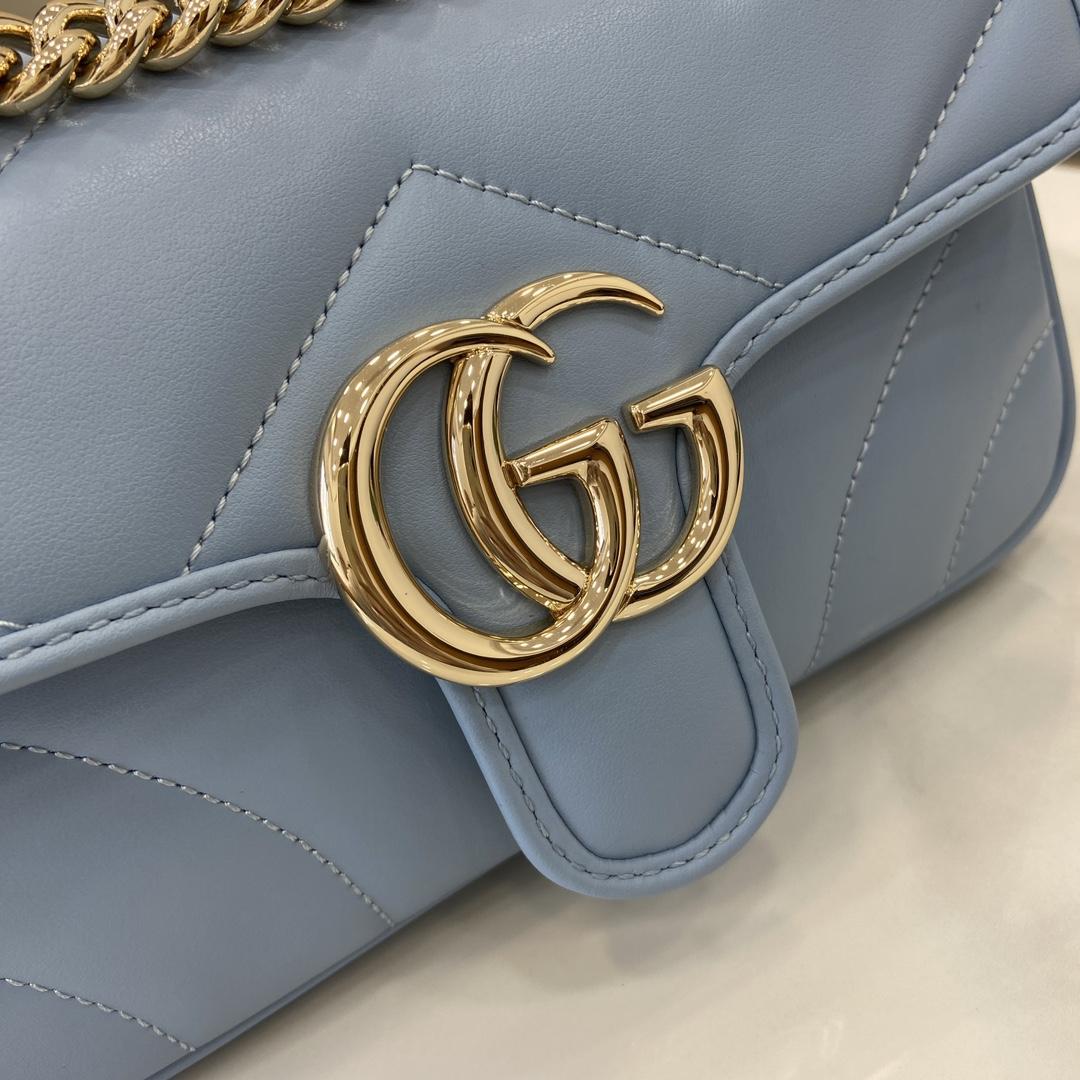 Gucci GG Marmont Mini Shoulder Bag - DesignerGu