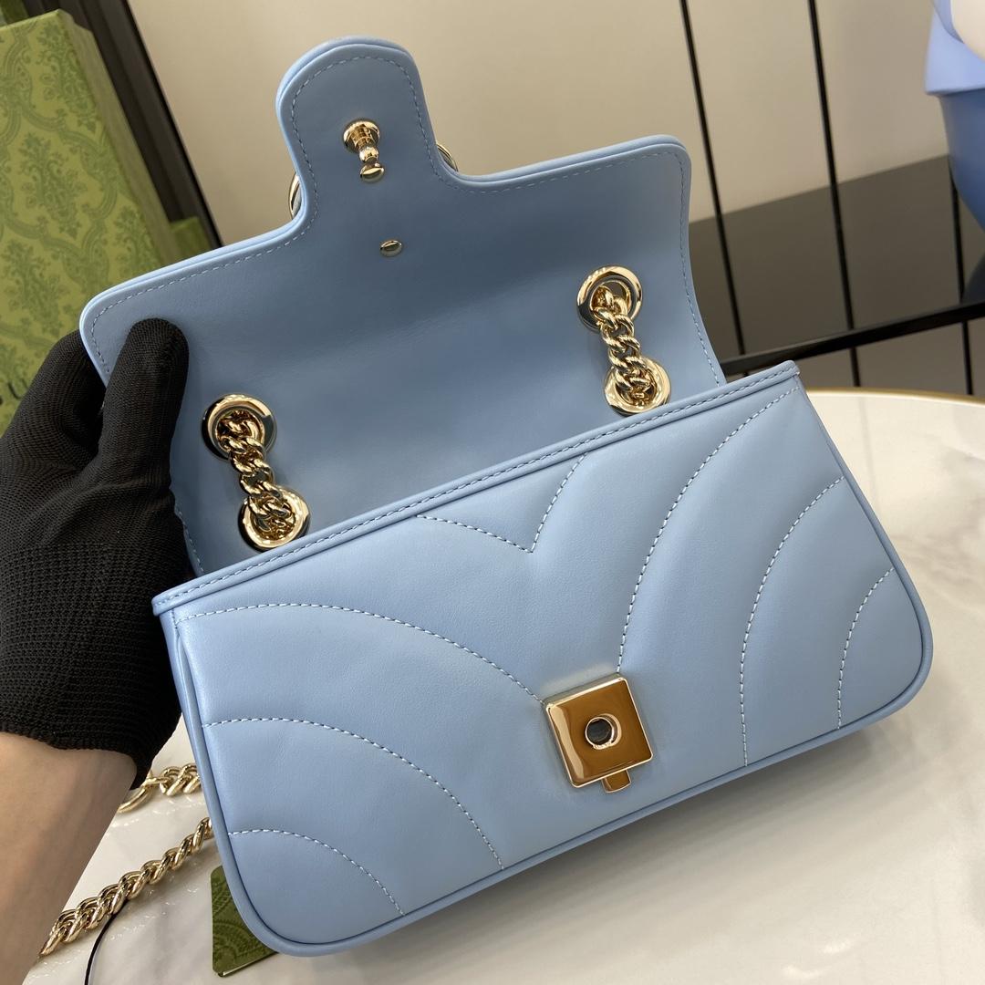 Gucci GG Marmont Mini Shoulder Bag - DesignerGu