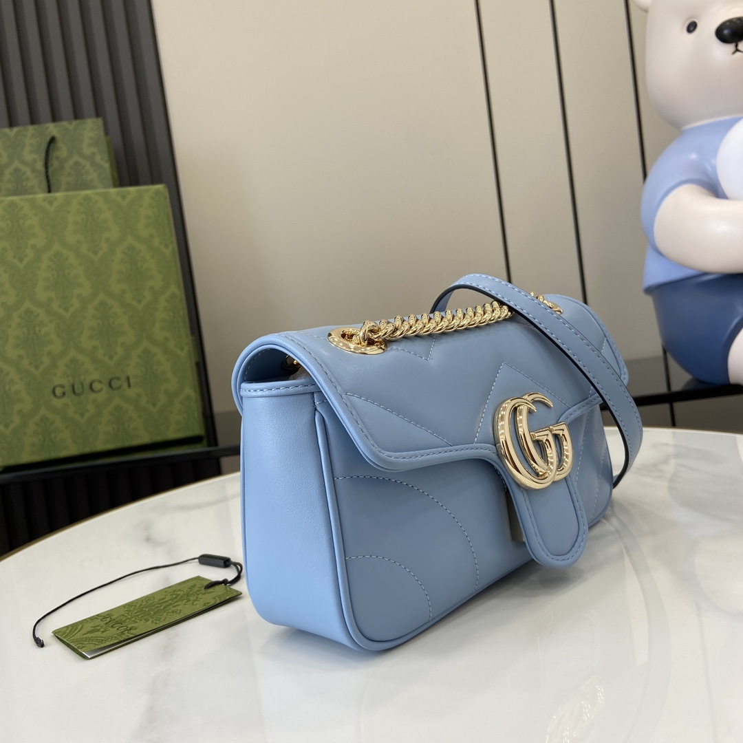 Gucci GG Marmont Mini Shoulder Bag - DesignerGu