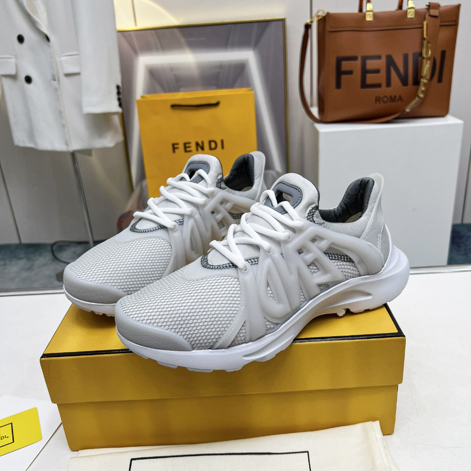 Fendi Tag Sneakers - DesignerGu