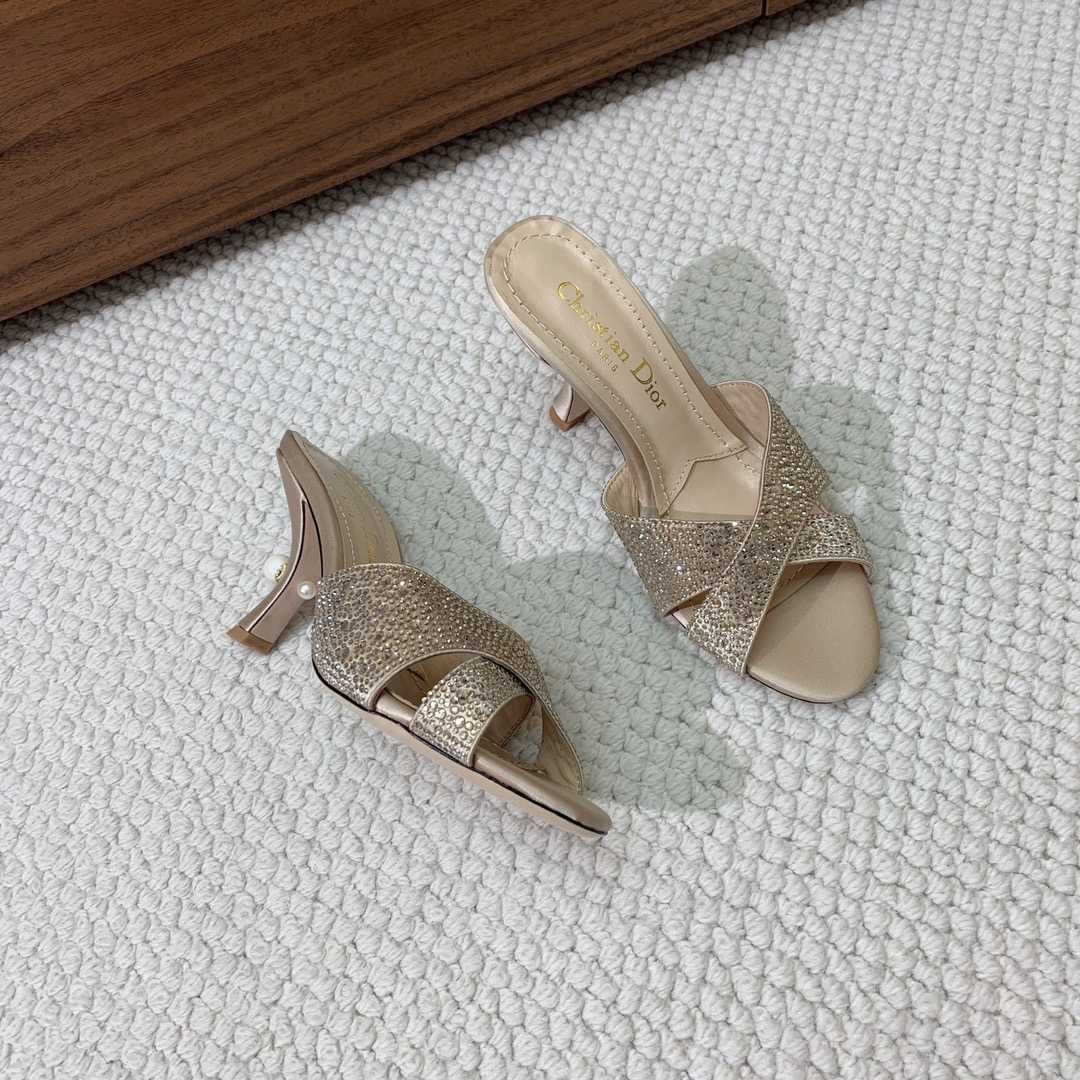 Dior Tribales Heeled Slide - DesignerGu