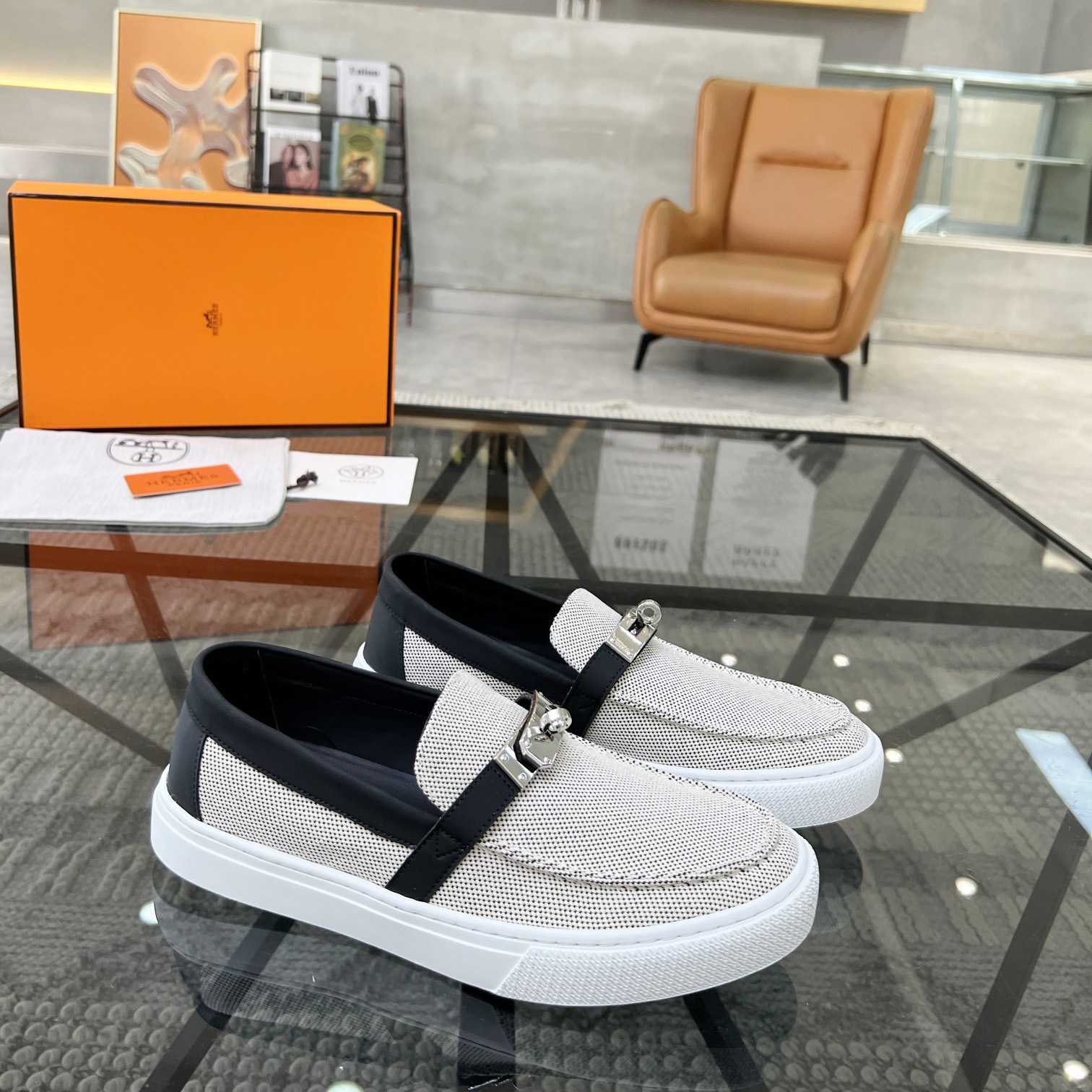 Hermes Game Slip-on Sneaker - DesignerGu