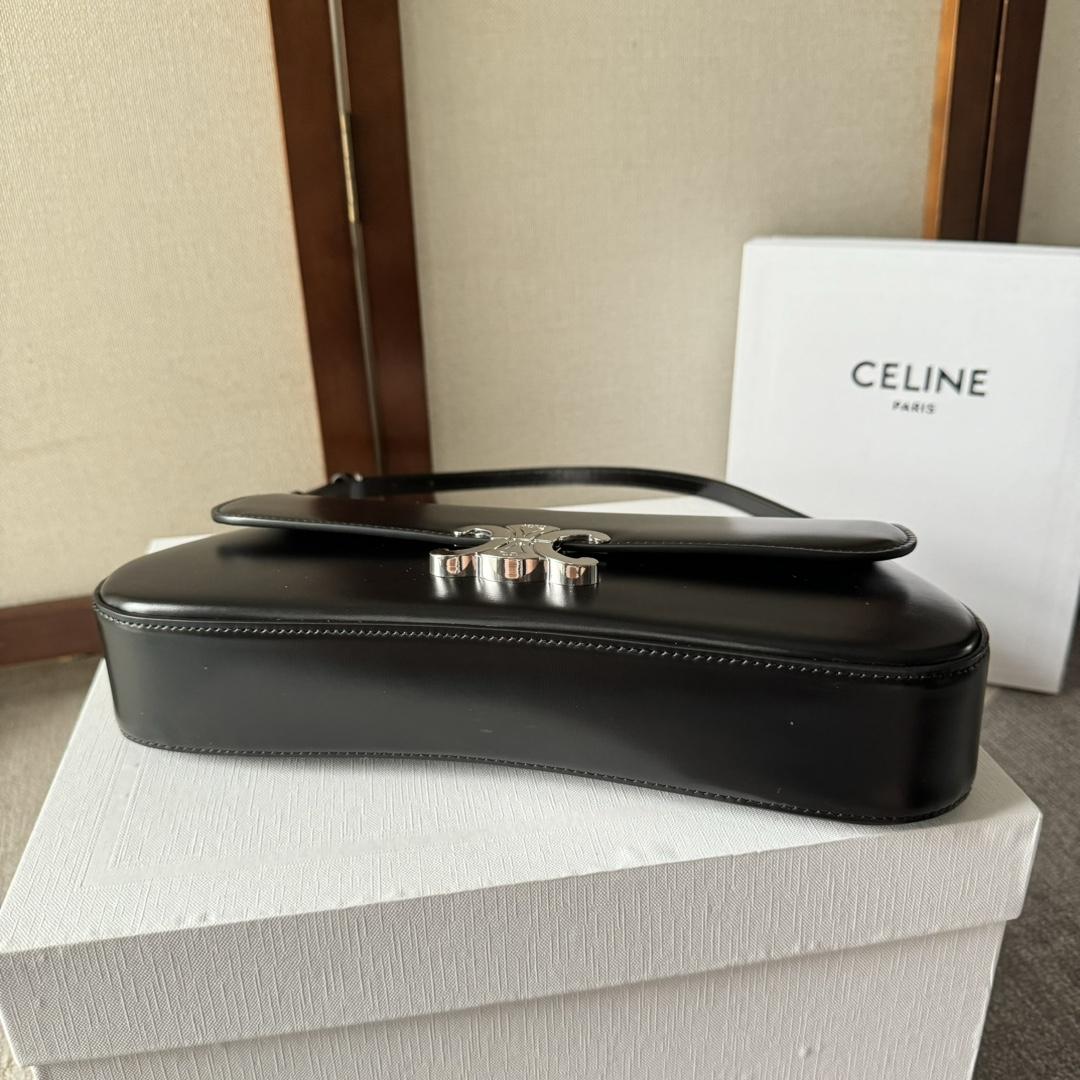 Celine Medium Celine Lola Bag In Shiny Calfskin - DesignerGu