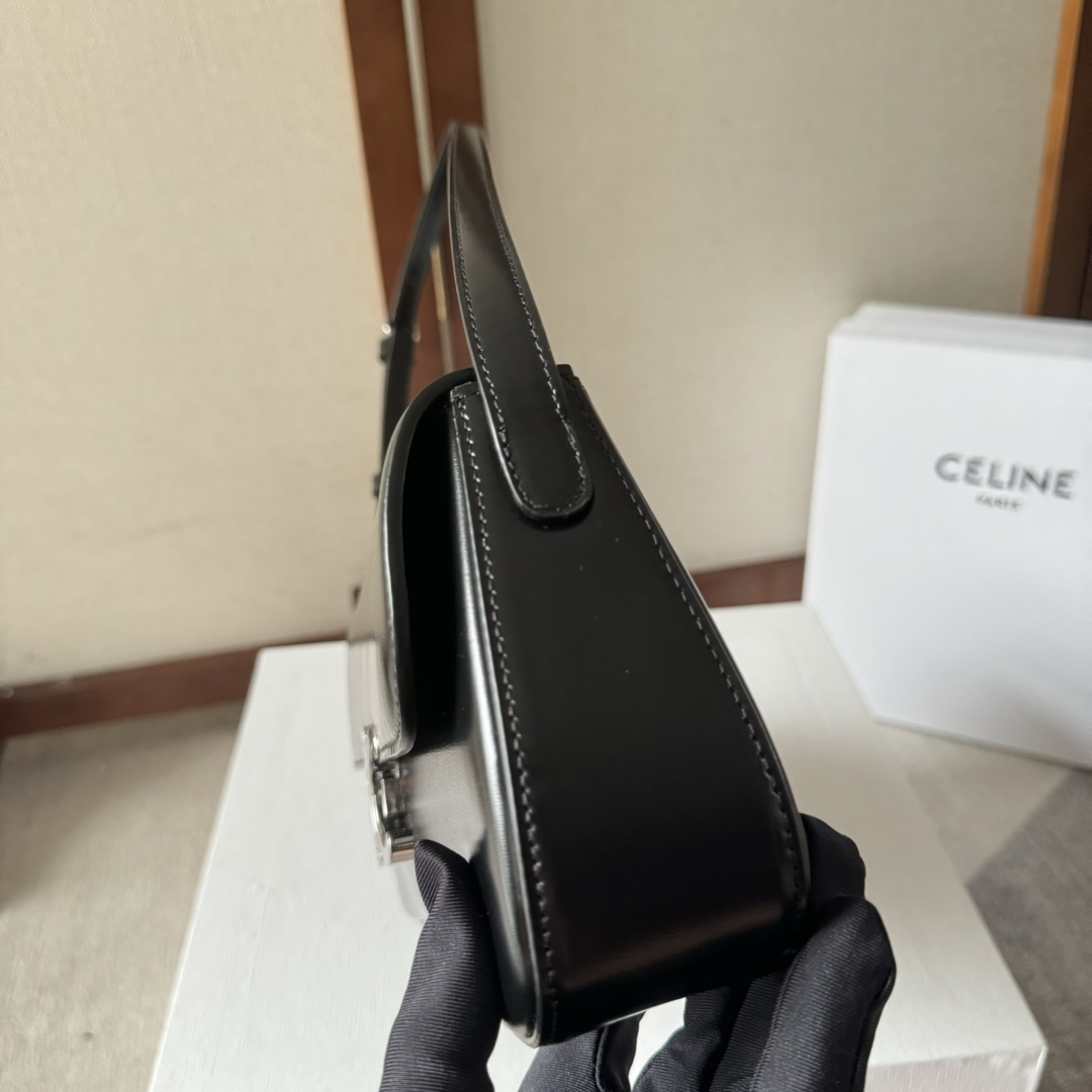 Celine Medium Celine Lola Bag In Shiny Calfskin - DesignerGu