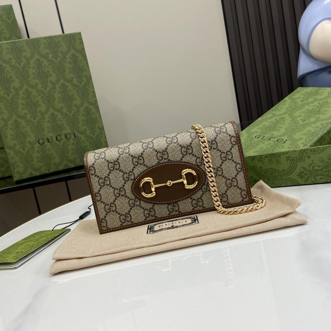 Gucci Horsebit 1955 Wallet With Chain - DesignerGu