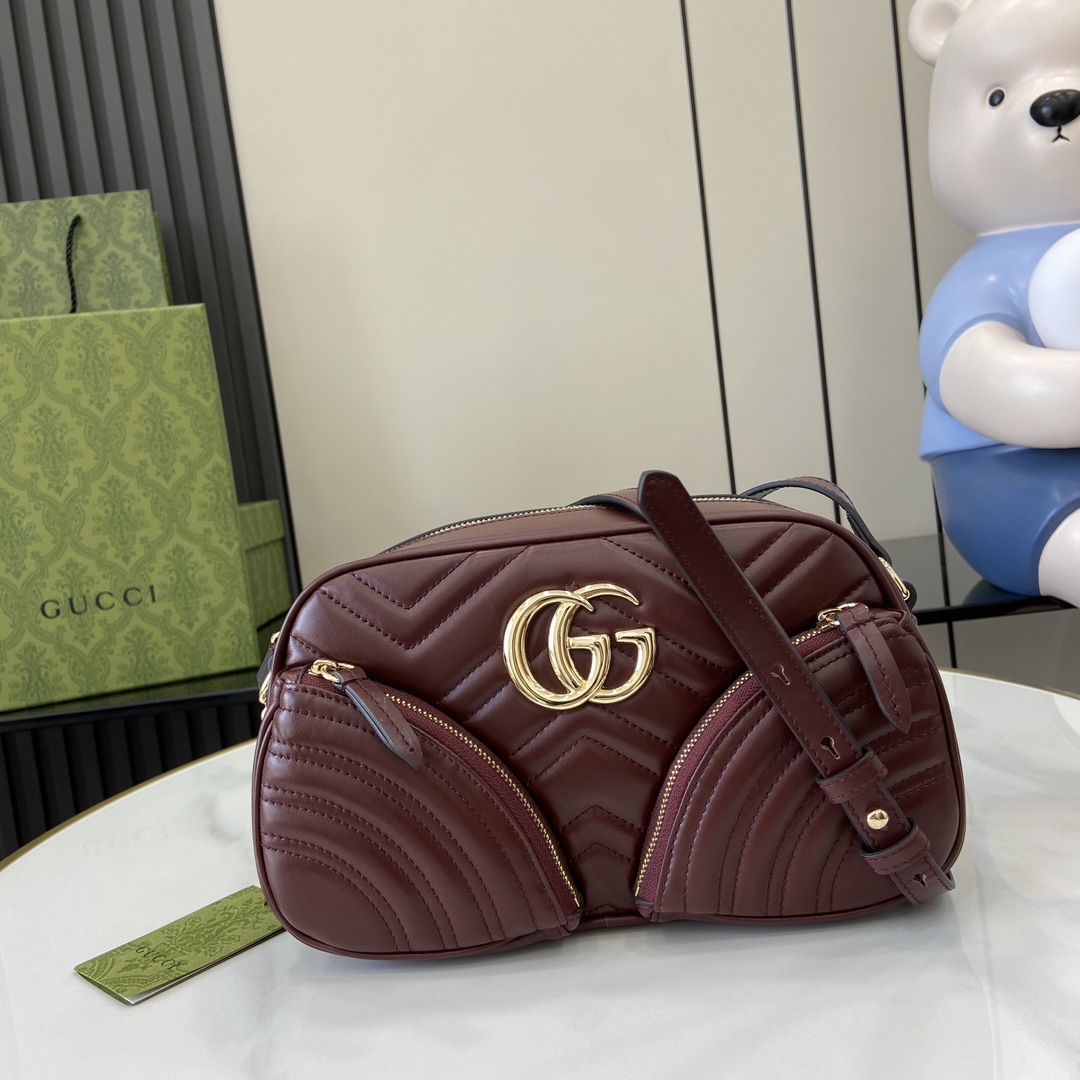 Gucci GG Marmont Small Shoulder Bag - DesignerGu