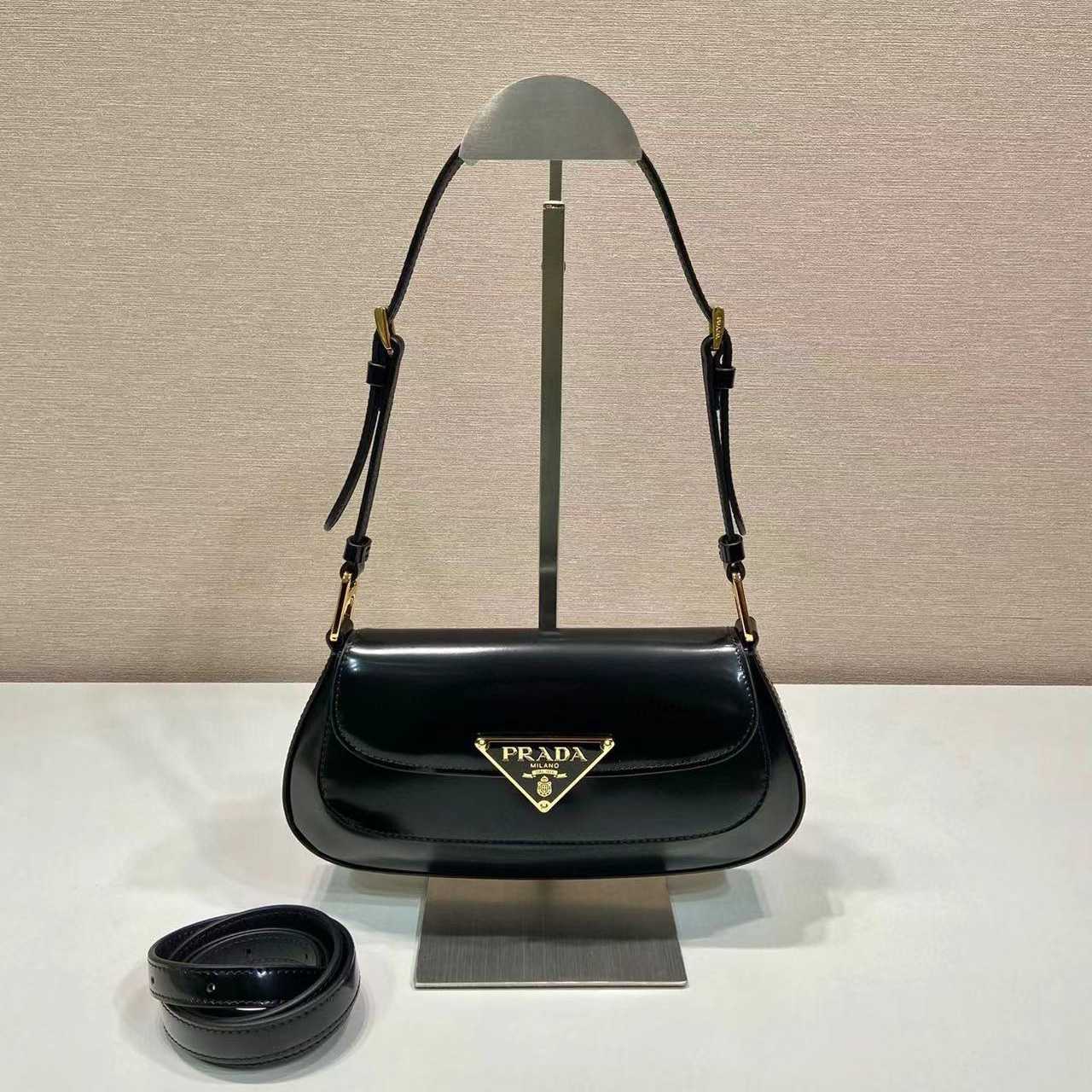 Prada Leather Shoulder Bag  （24x11x4cm） - DesignerGu