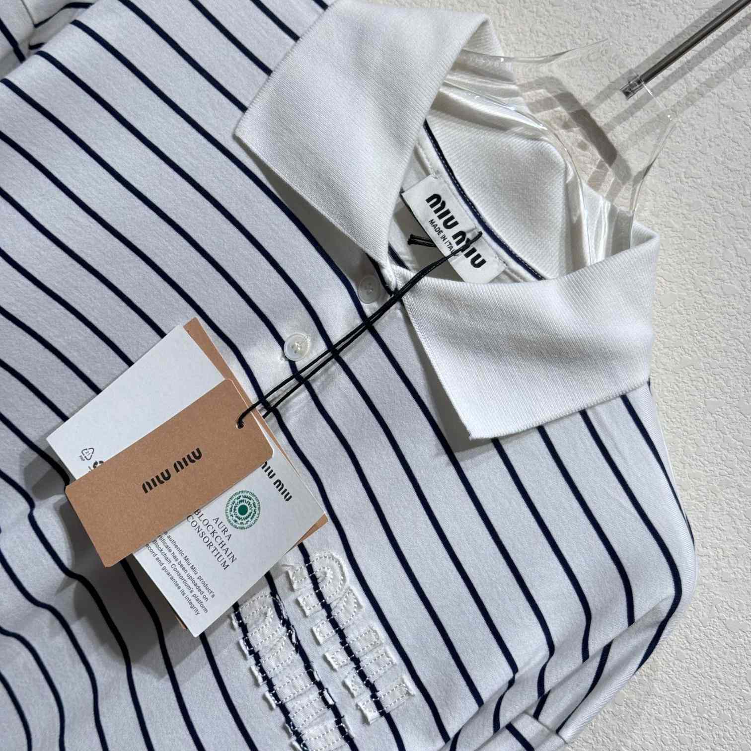 Miu Miu Striped Polo - DesignerGu