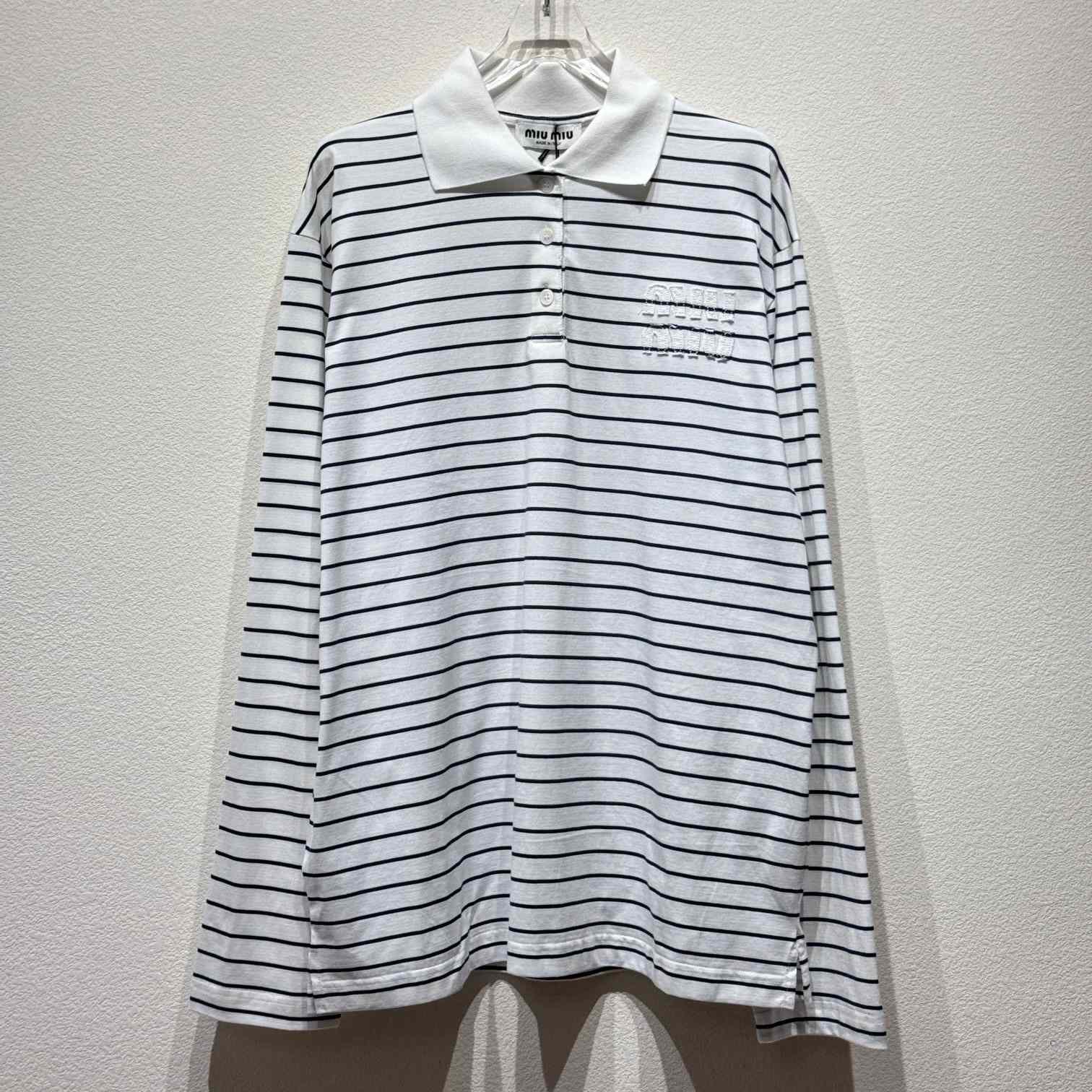 Miu Miu Striped Polo - DesignerGu