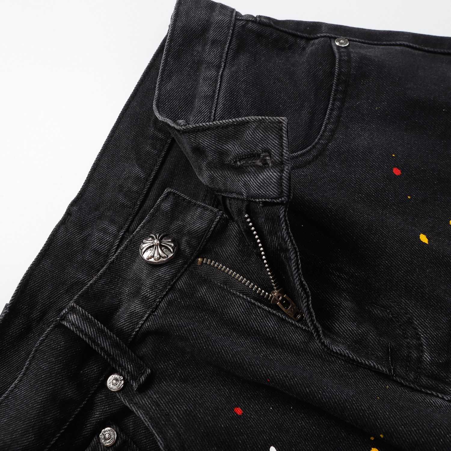 Chrome Hearts Cross Patch Denim Shorts - DesignerGu