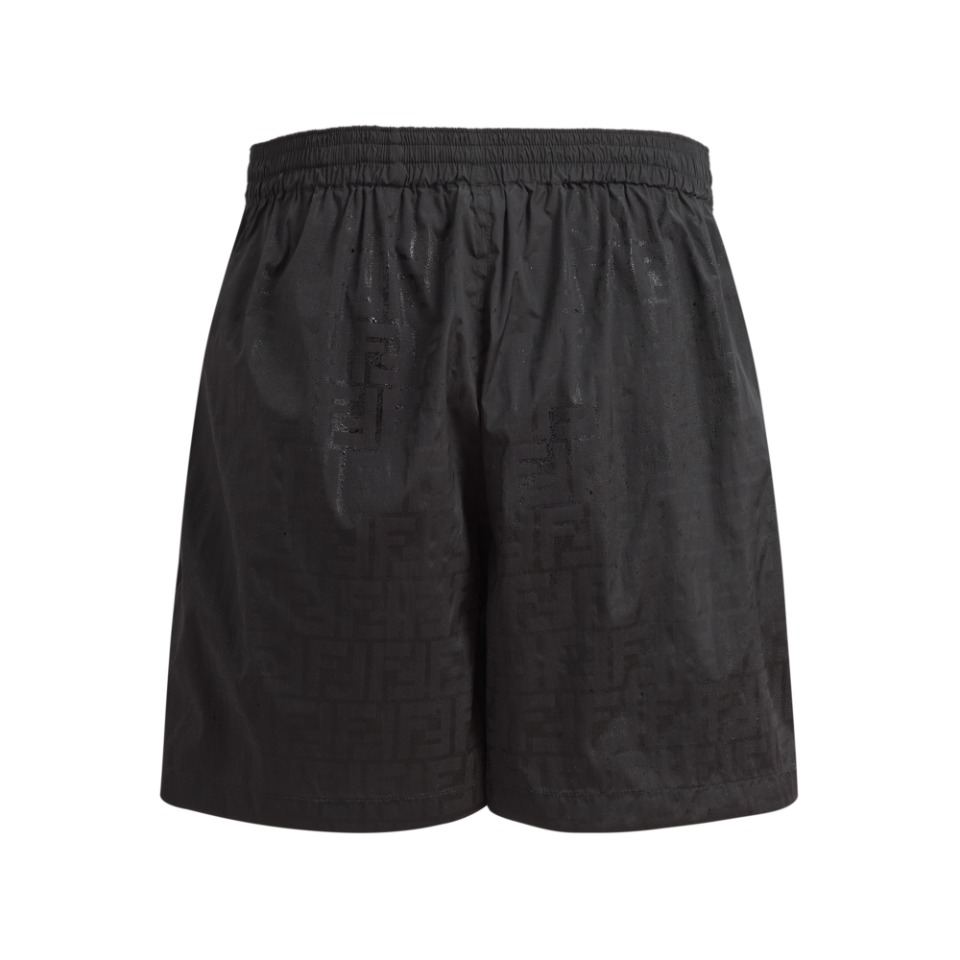 Fendi Black Nylon Shorts - DesignerGu