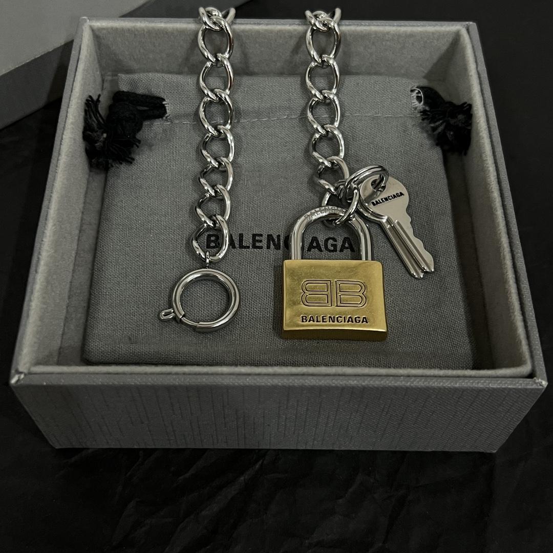 Balenciaga Locker Necklace  - DesignerGu