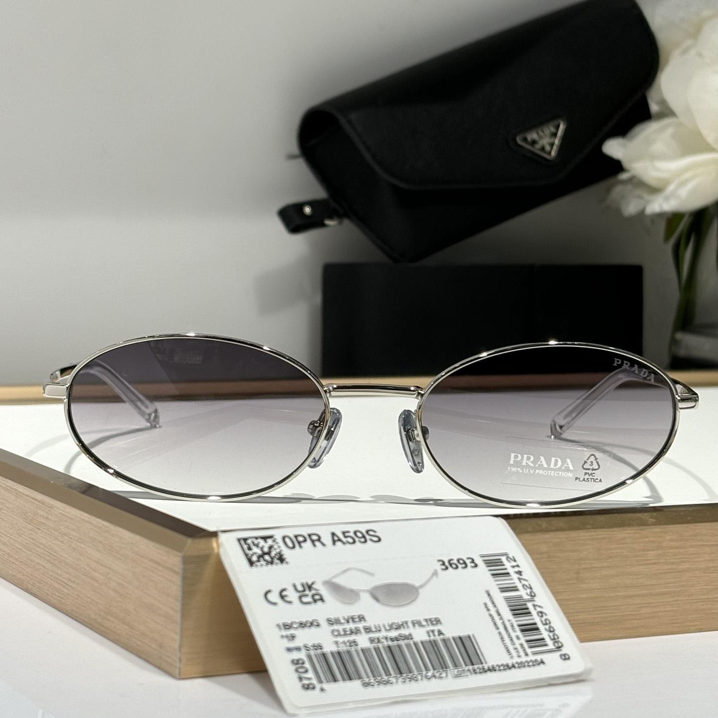 Prada SPR A59S Sunglasses   - DesignerGu