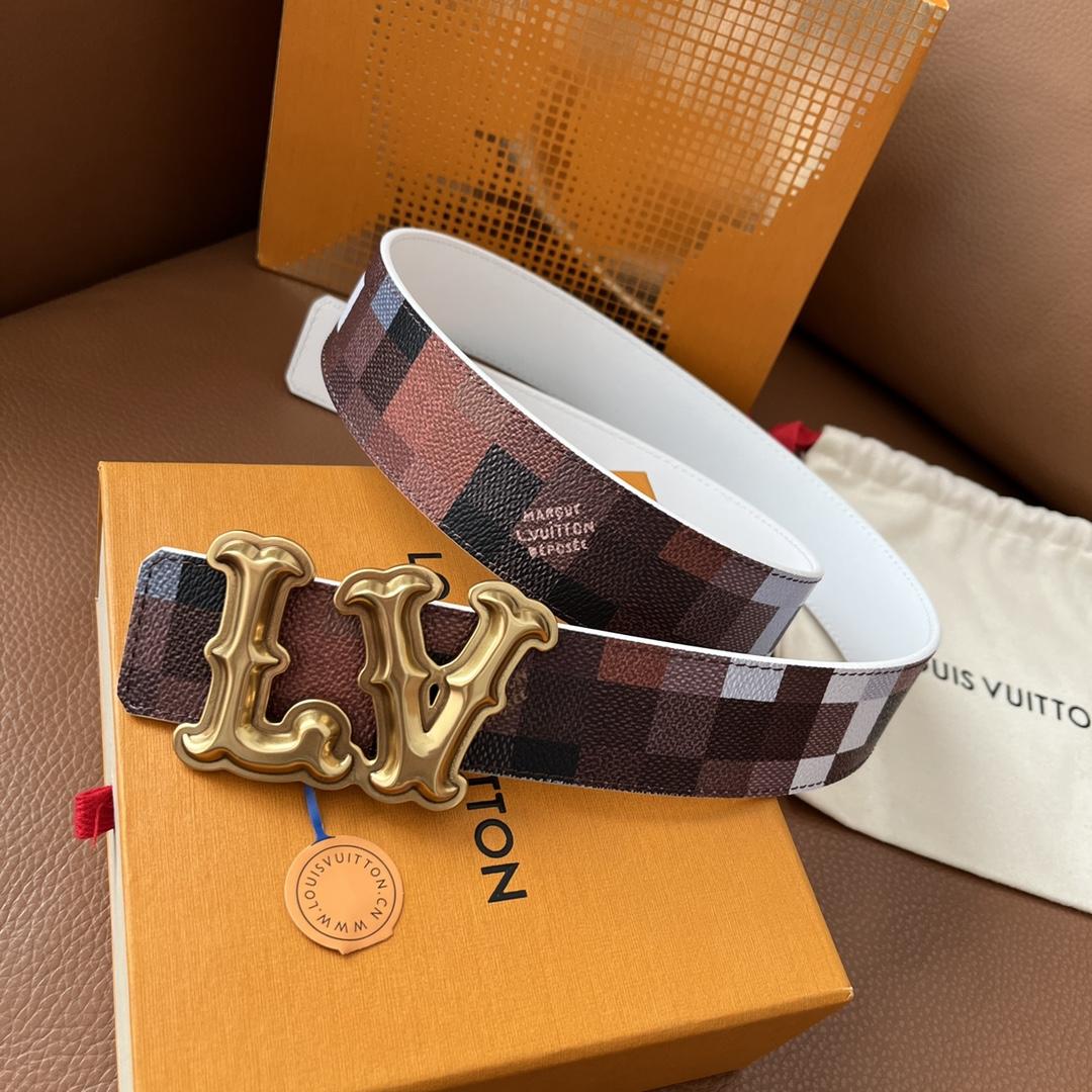 Louis Vuitton LV Initiales 40mm Reversible Belt - DesignerGu