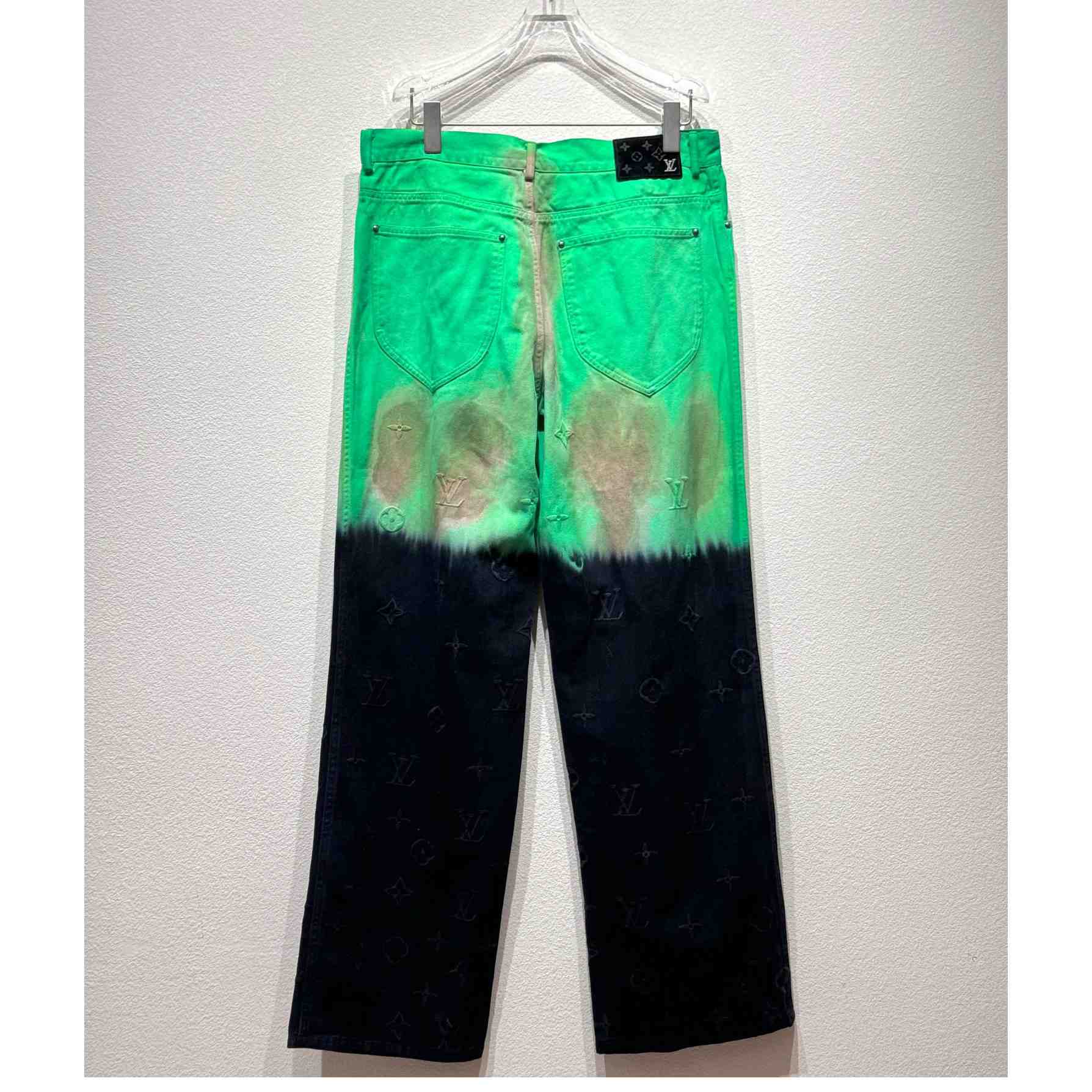 Louis Vuitton Embroidered Denim Pants    - DesignerGu