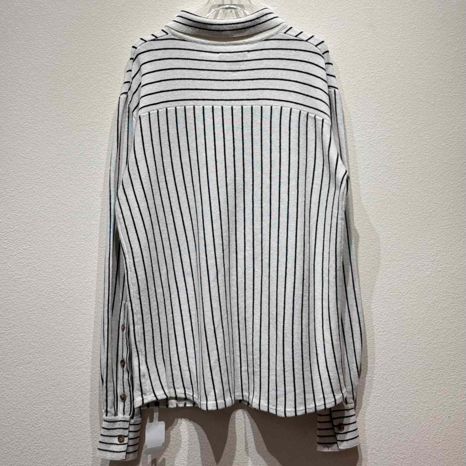 Bottega Veneta Pinstripe Knitted Linen Shirt - DesignerGu