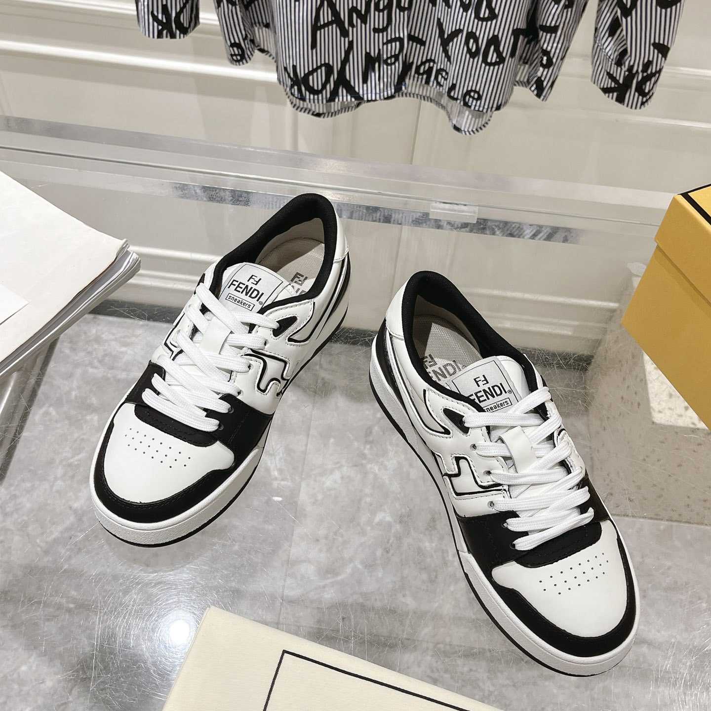 Fendi Match Sneakers - DesignerGu