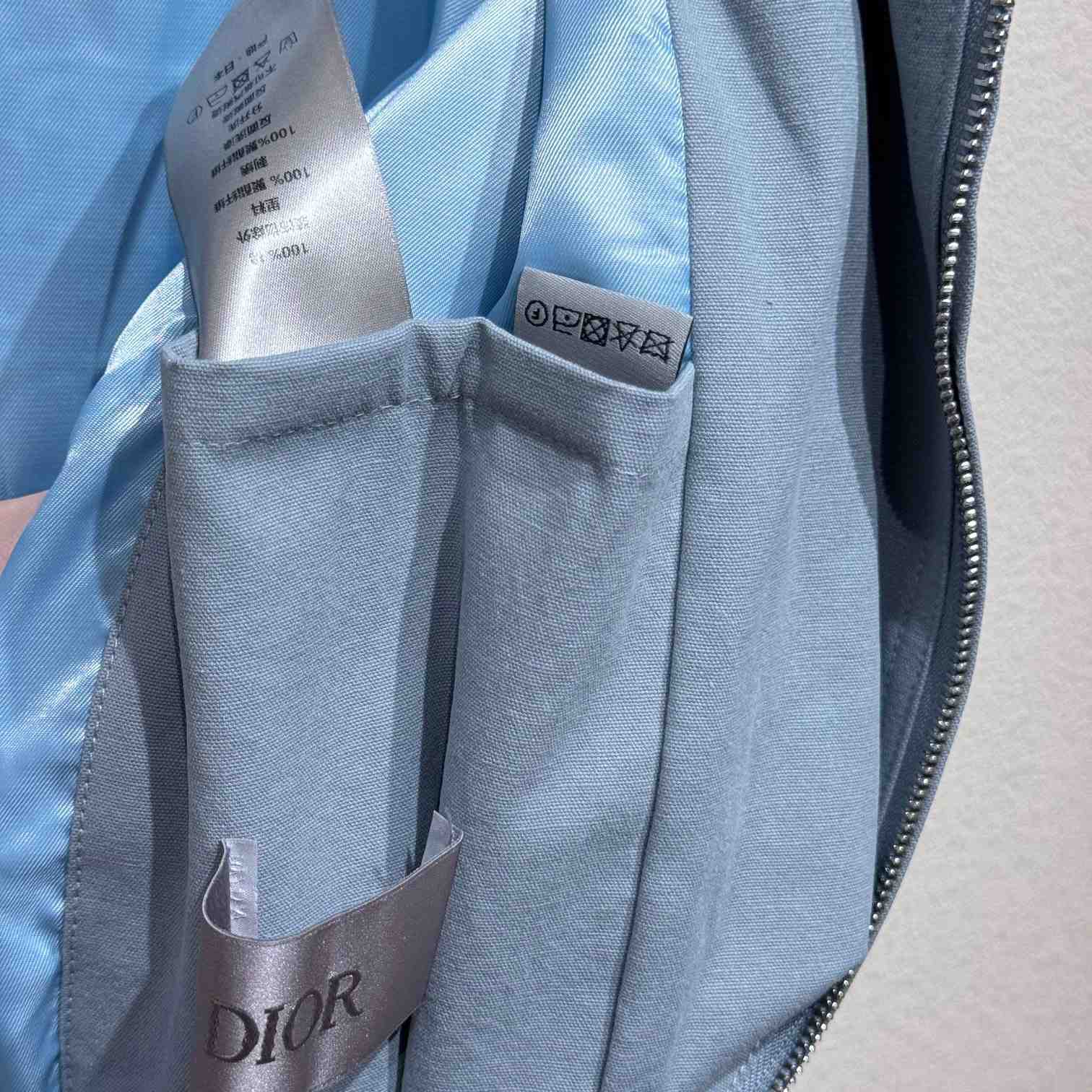 Dior Zipped Hooded Sweatshirt - DesignerGu