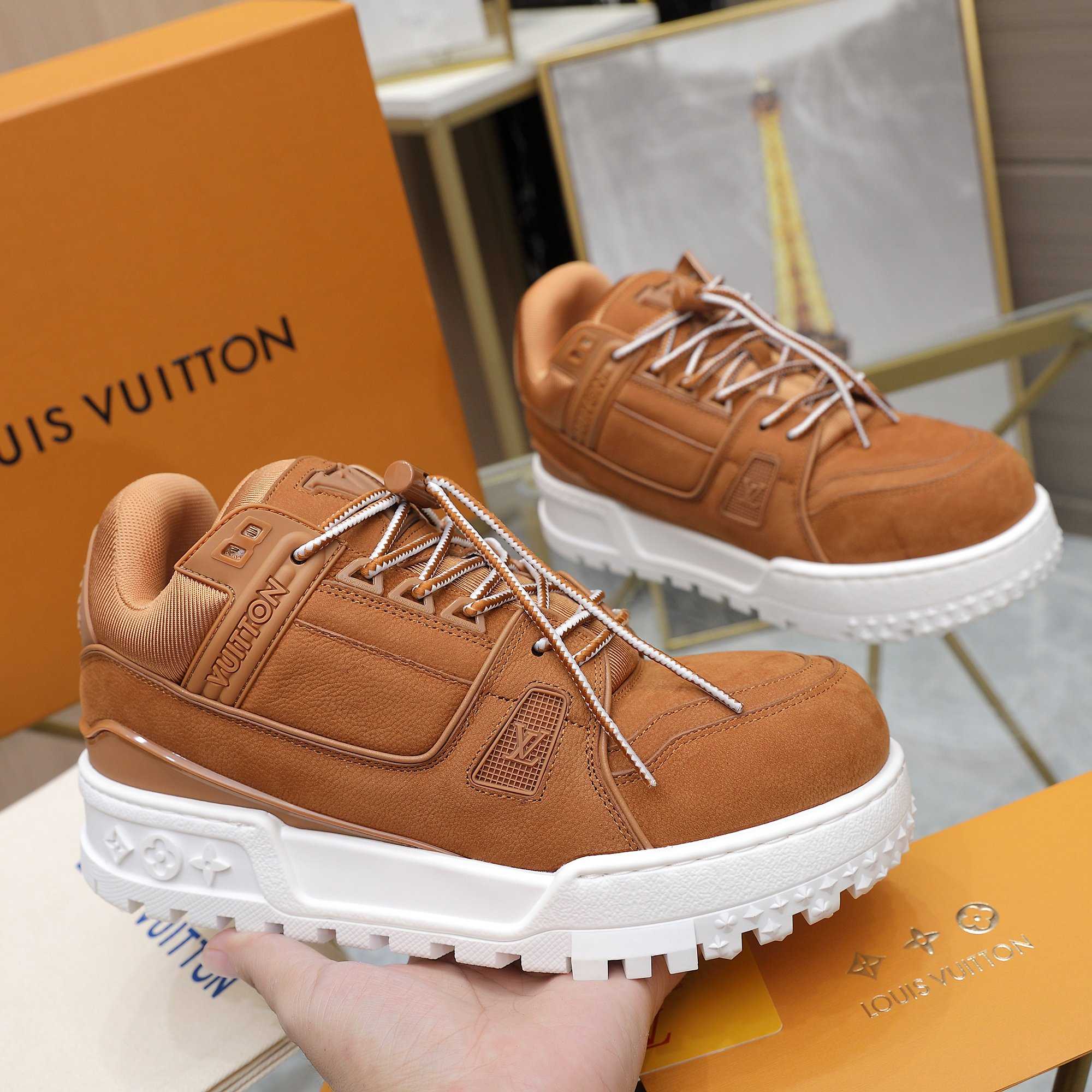 Louis Vuitton LV Trainer Maxi Sneaker   1AD7CK - DesignerGu